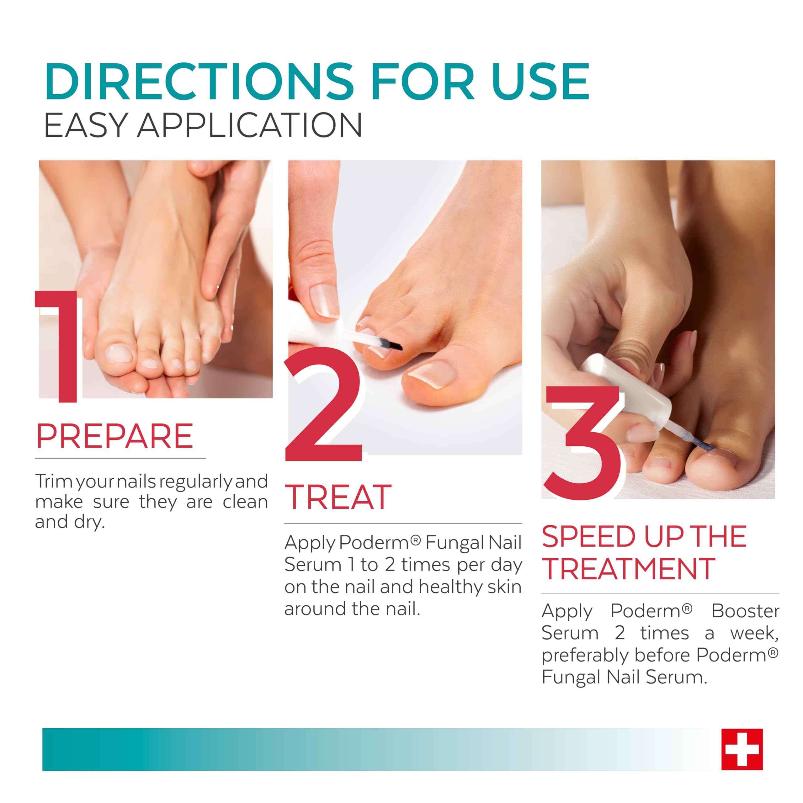 Poderm Pack Duo 2-in-1 Anti-Pilz-Nagelbehandlung für schwere Nagelinfektionen 6