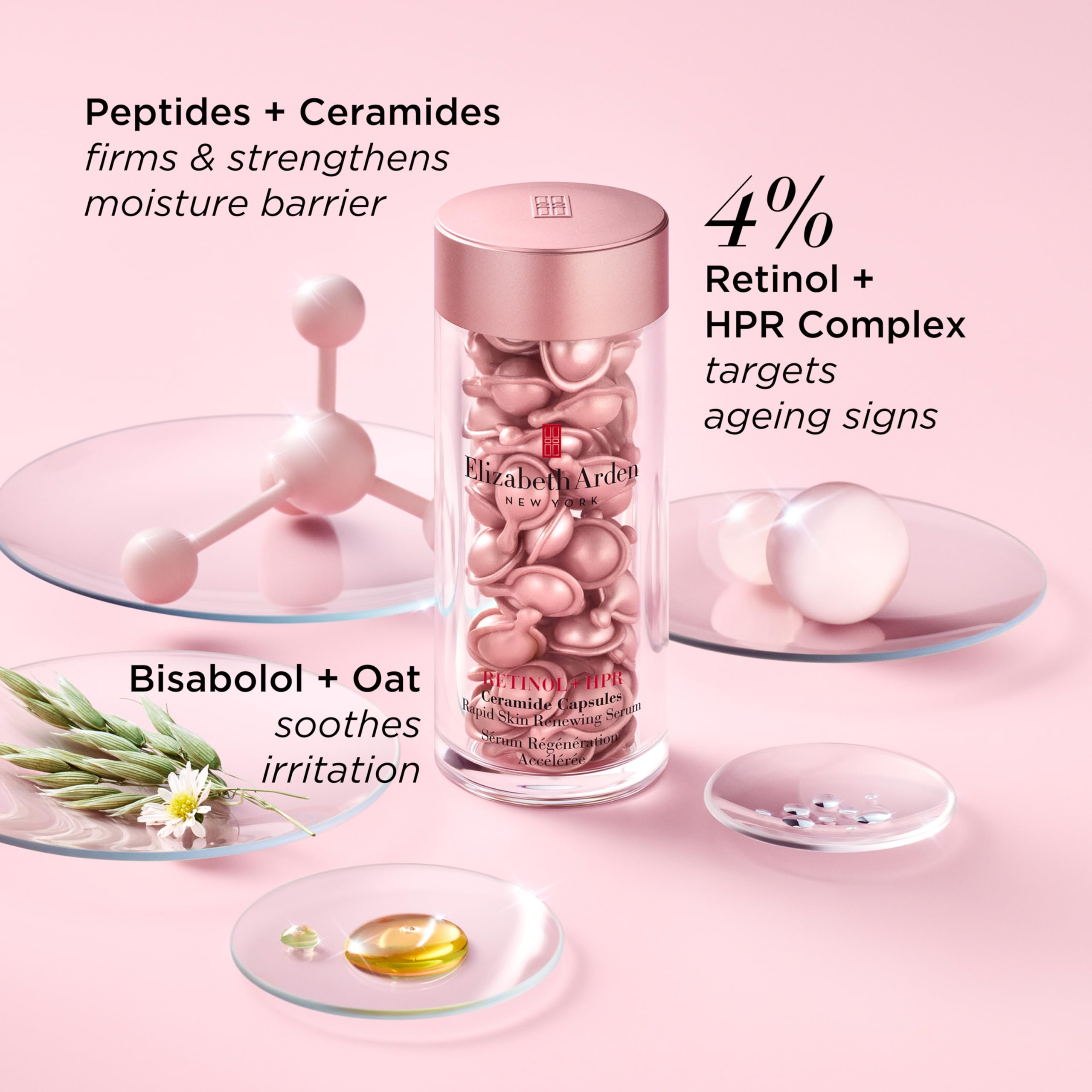 Elizabeth Arden Retinol + HPR Ceramide Kapseln Schnell hauterneuerndes Serum 7