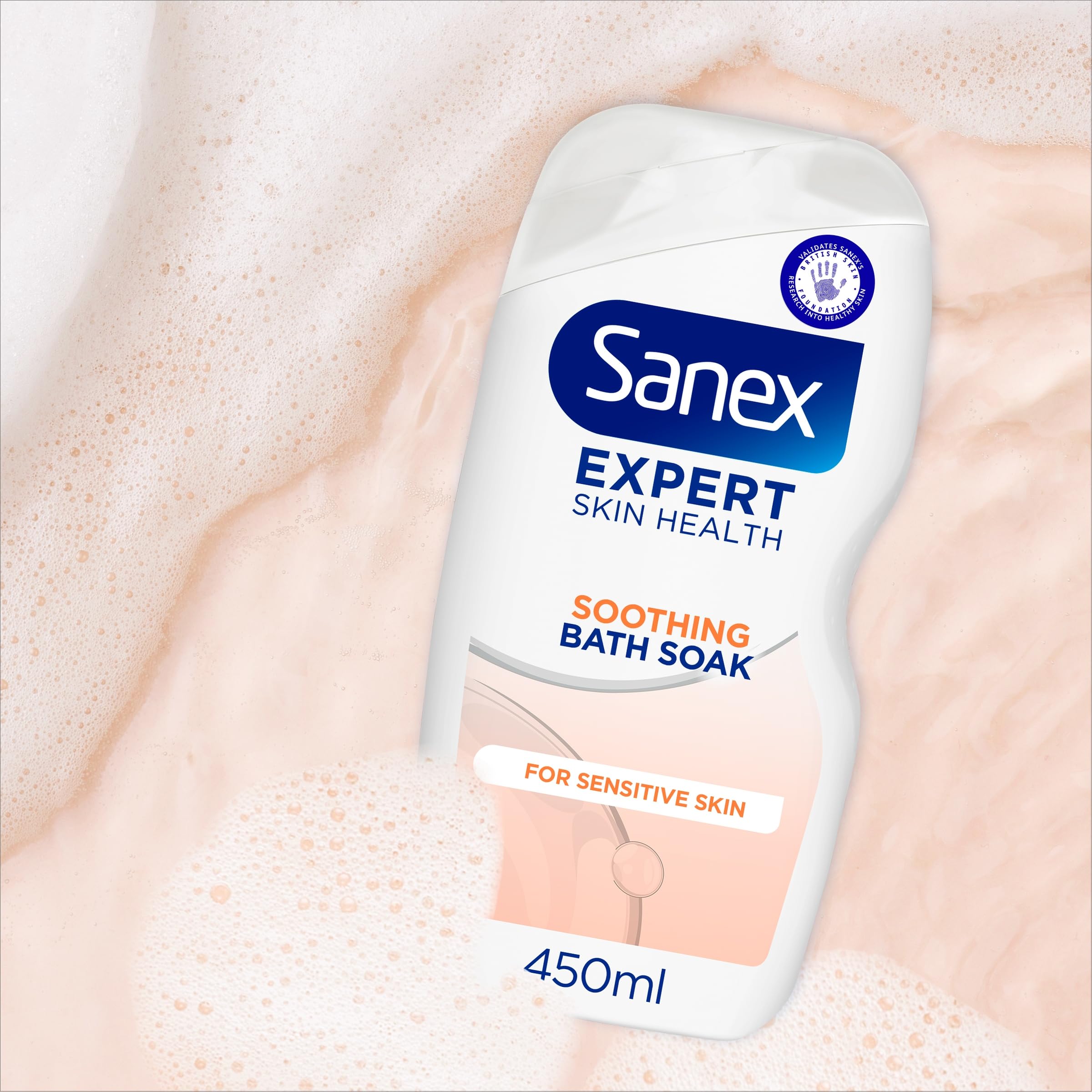 Sanex Expert Skin Health Soothing Bath Soak for Sensitive Skin, 450ml (6 Pack) 8