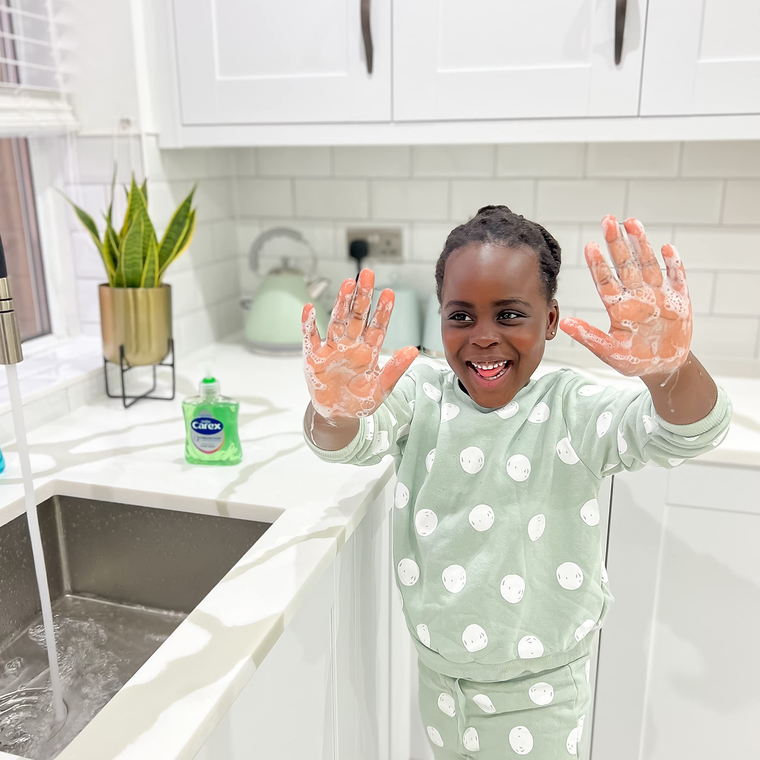 Carex Dermacare Sensitive Antibacterial Hand Wash with Natural Moisturisers, Musk Scent, 6 x 250ml 7