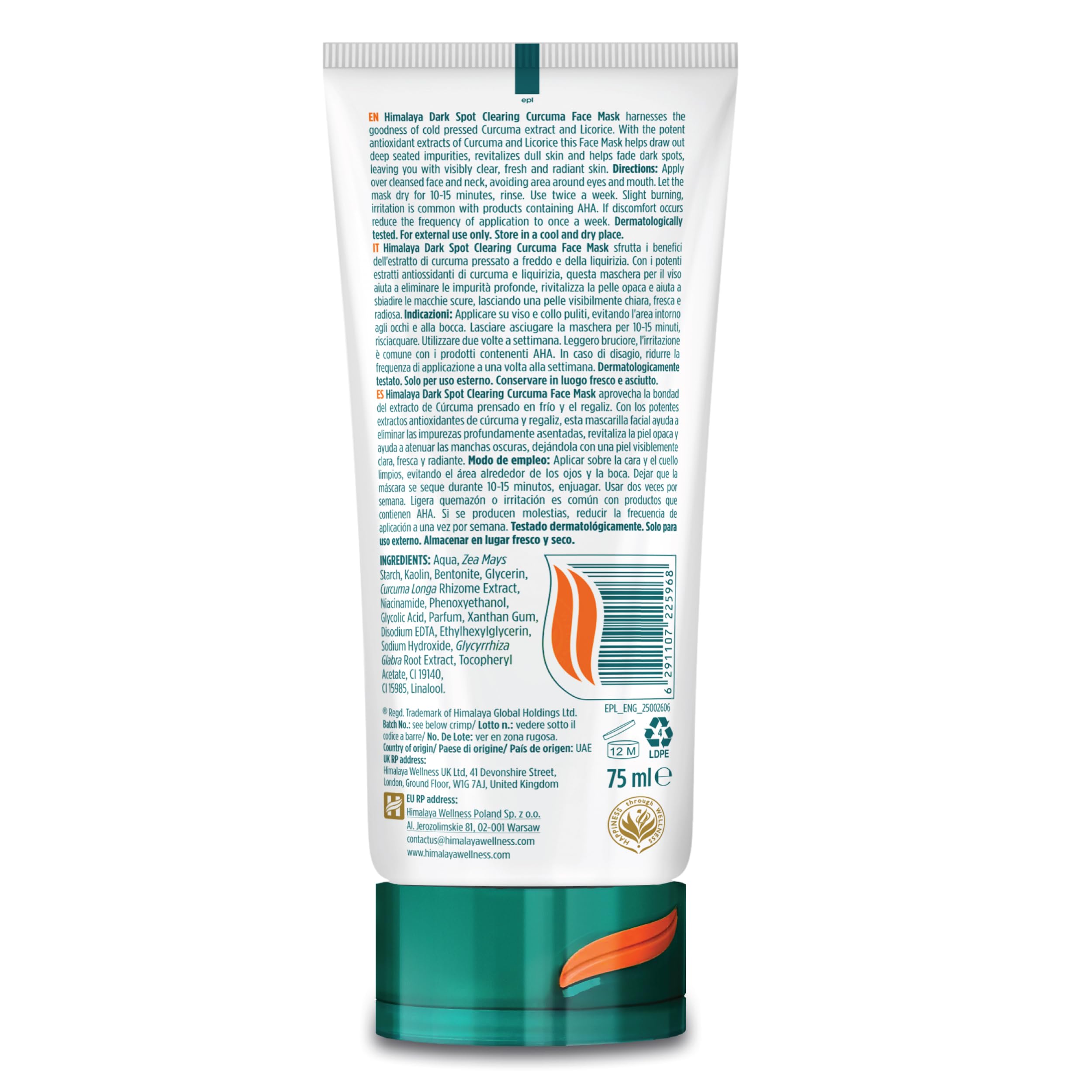 Himalaya Dark Spot Clearing Curcuma Gesichtswaschgel, 150 ml – für strahlende Haut und sichtbar reduzierte Pigmentflecken 3