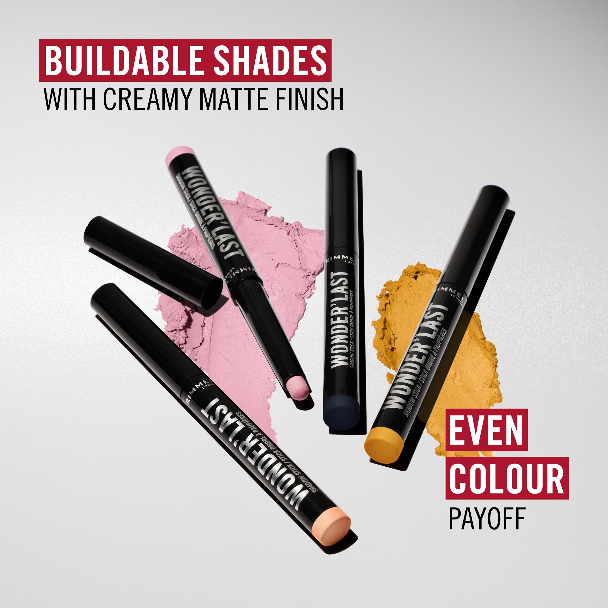 Rimmel Wonder'Last Shadow Stick, 009 Velvet Vanilla, einfach aufzutragen, Lidschatten mit nur einem Wisch, hält den ganzen Tag, ultra-cremige Formel, aufbaubar, wischfest, vegan 4