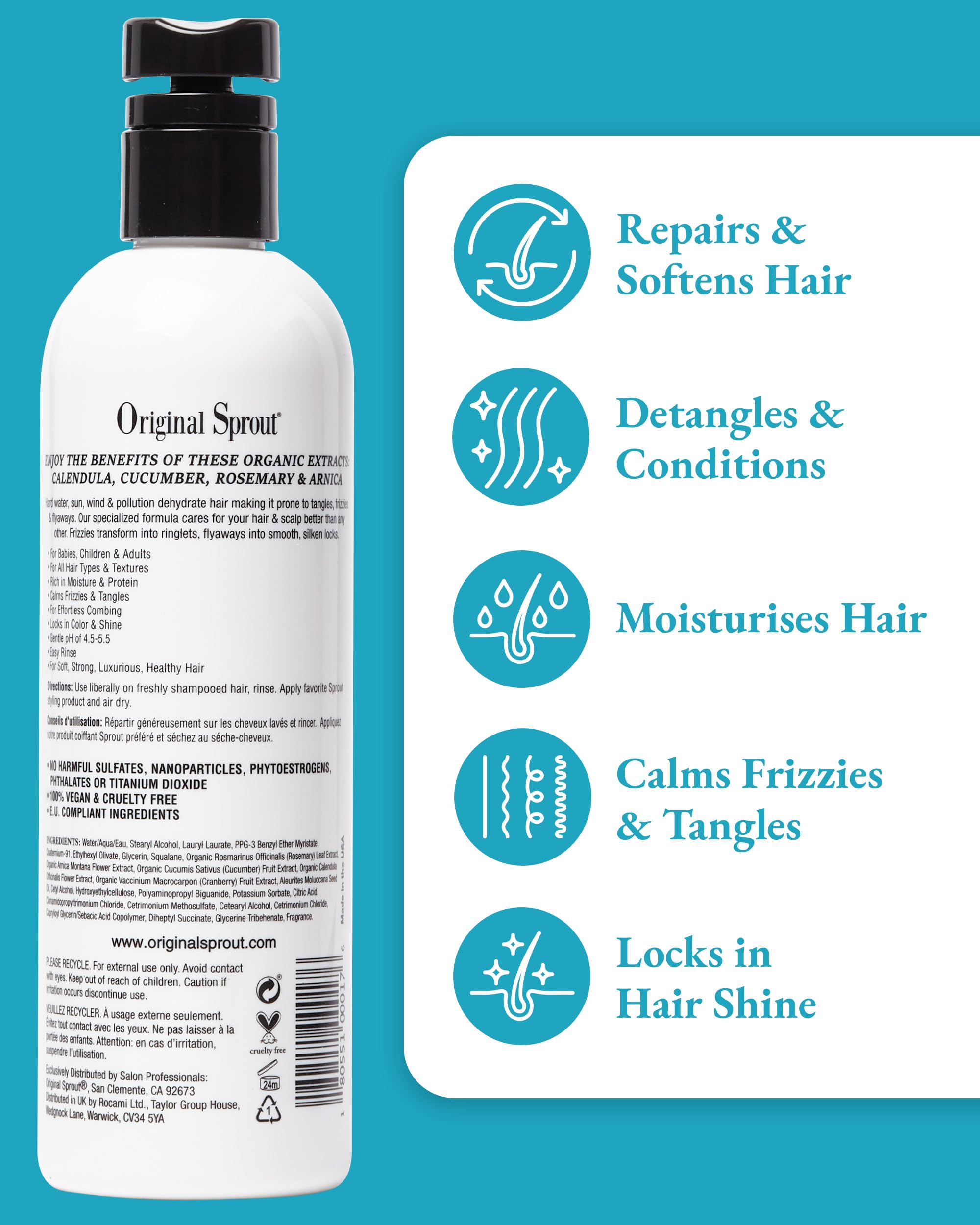 Original Sprout Deep Conditioner for Babies, Kids, Men & Women - Floral Scent 4