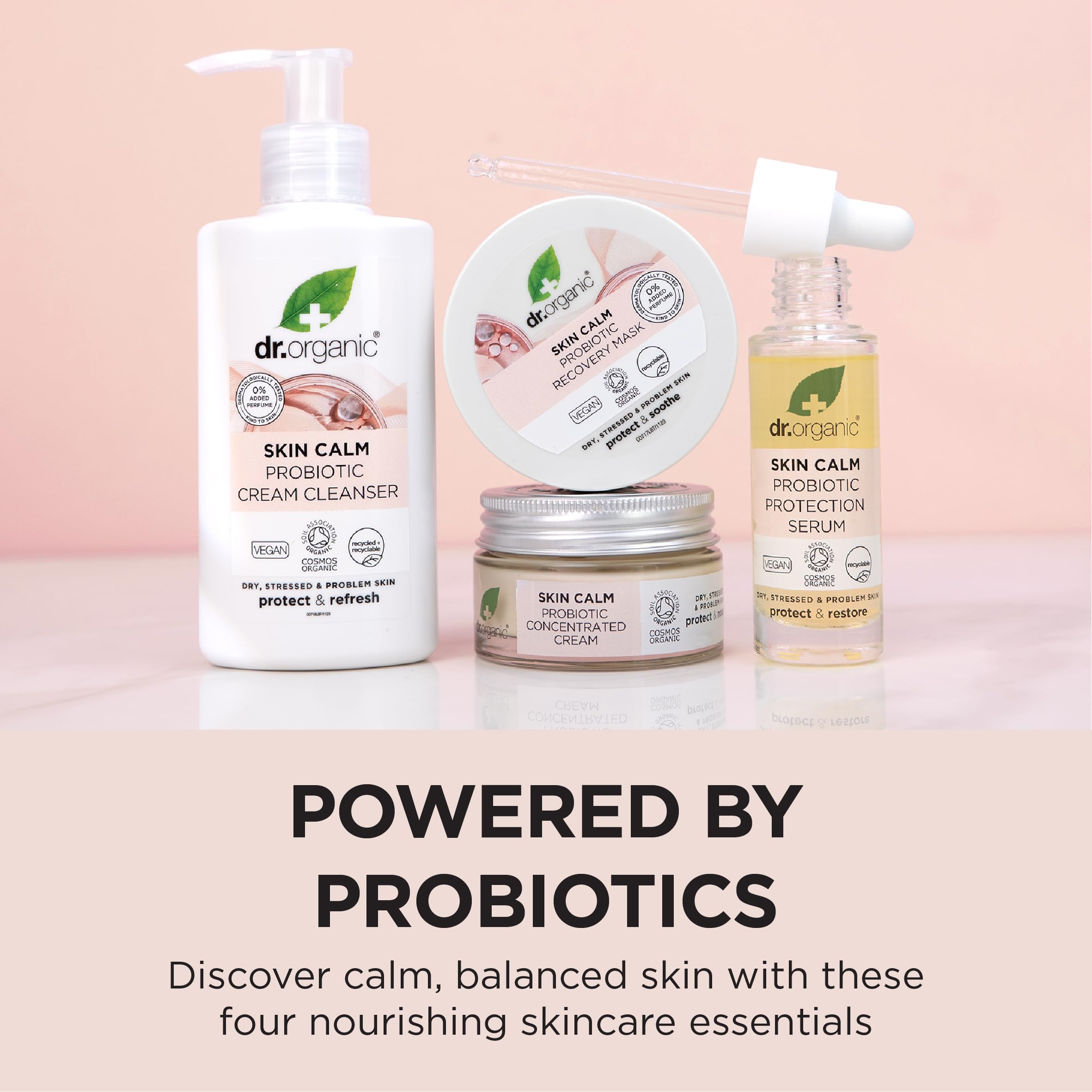 Dr Organic Skin Calm Probiotic Cream Cleanser for Sensitive & Problem Skin 7