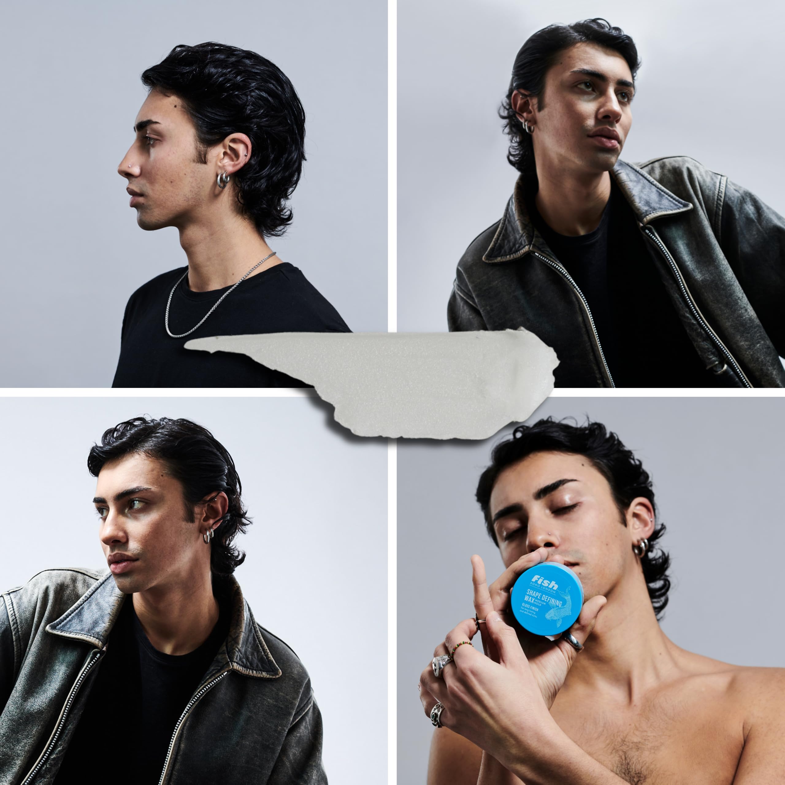 FISH Original Fish Shape Defining Hair Wax for Men - Medium Hold, Gloss Finish, 100 ml 3