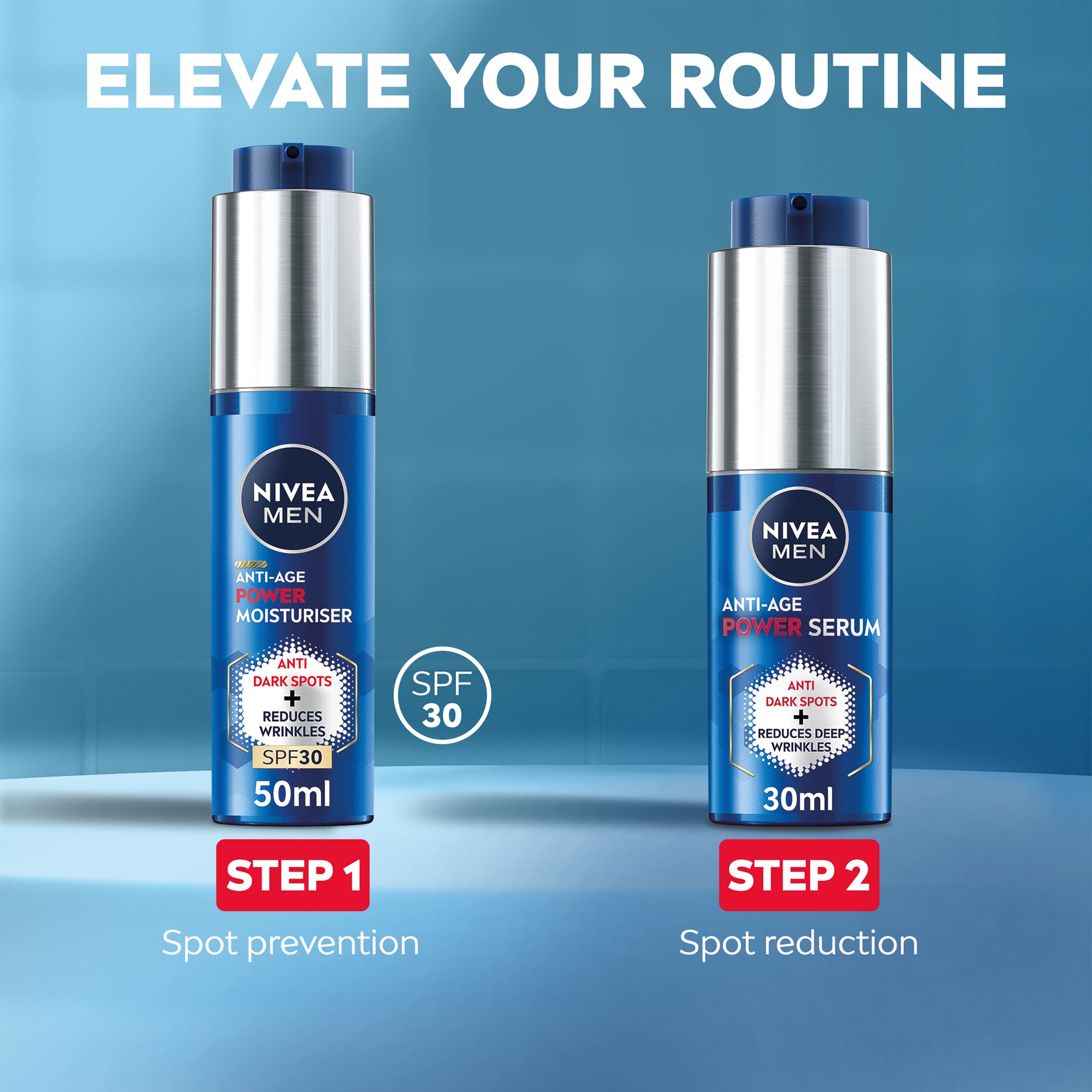 NIVEA MEN Anti-Age 2in1 Power Moisturiser SPF 30 with Thiamidol (50ml) 7