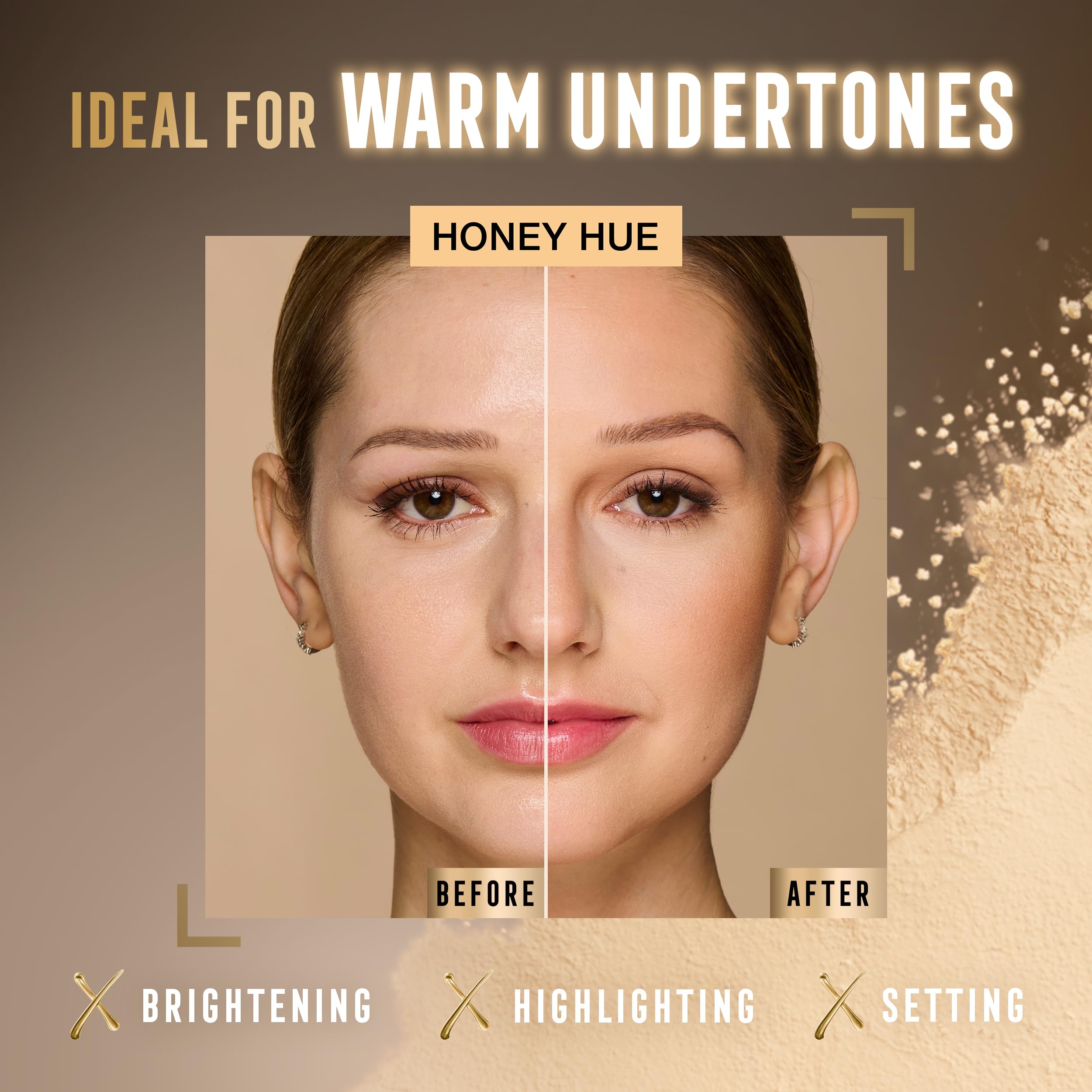 Max Factor Facefinity Pro Blur Longwear Setting Powder, 002 Honey Hue, 10.5g 3