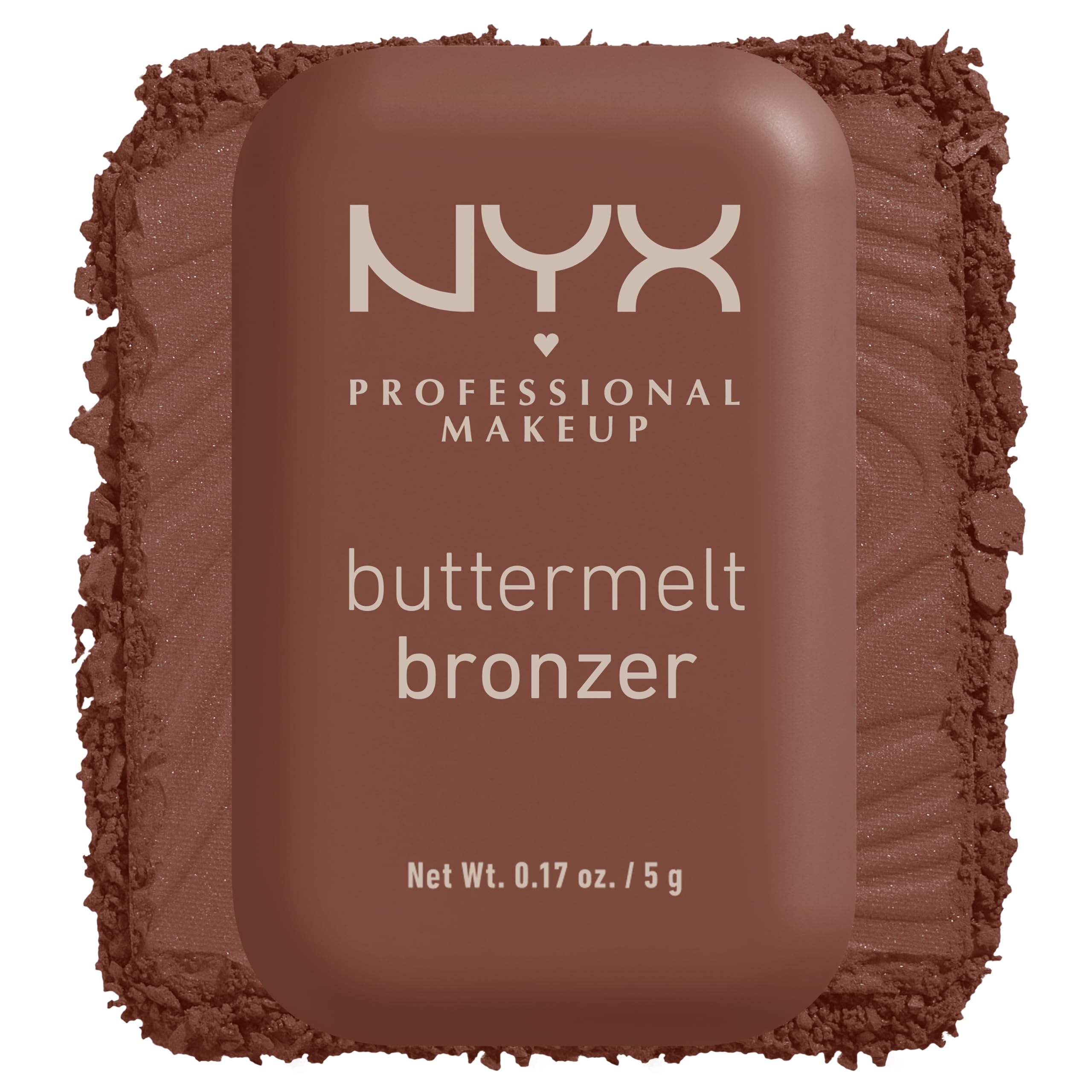 NYX Professional Makeup Buttermelt Powder Bronzer, bis zu 12 Stunden Halt, wisch- und abriebfest, tierversuchsfrei und vegan, für alle Hauttöne, Farbton: Do Butta