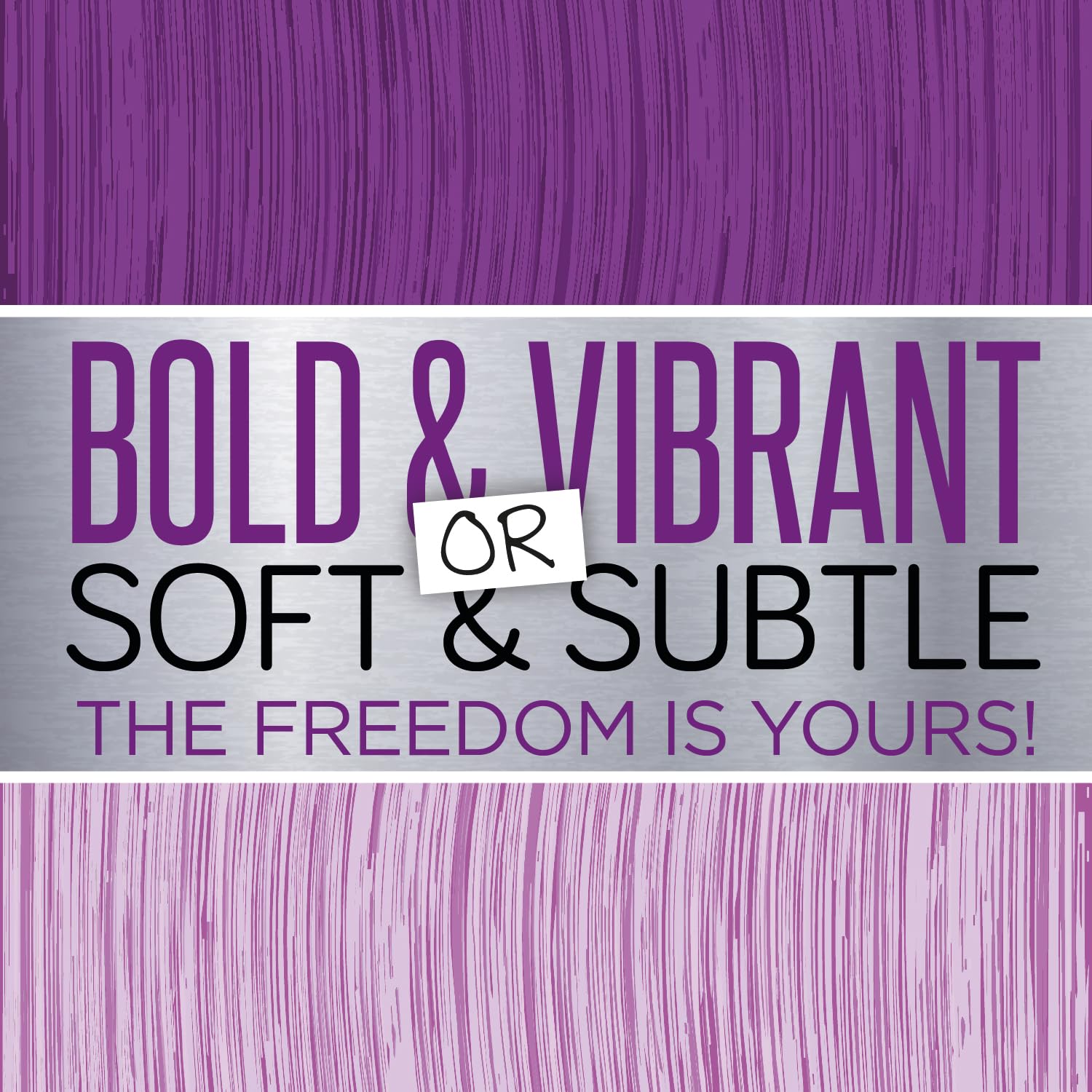 Knight & Wilson Colour Freedom Gloss Pro Mystic Purple Semi-Permanent Hair Colour 150ml with PurePlex 9