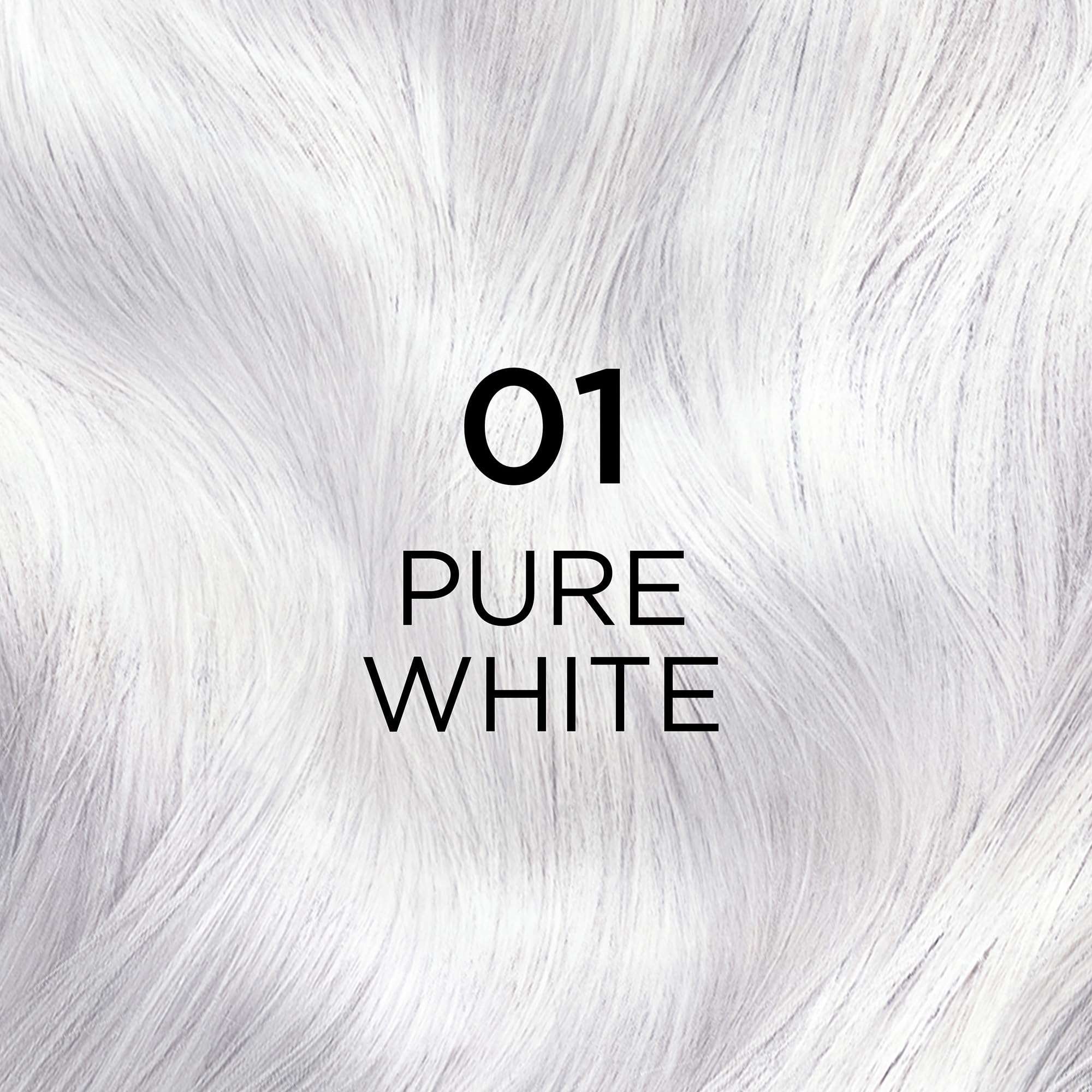 L'Oréal Paris Cool Silver Pure White, unsere erste Farbauffrischungskur für natürlich graues Haar, semi-permanente Farbe, angereichert mit kühlenden Farbstoffen und Ceramiden 9