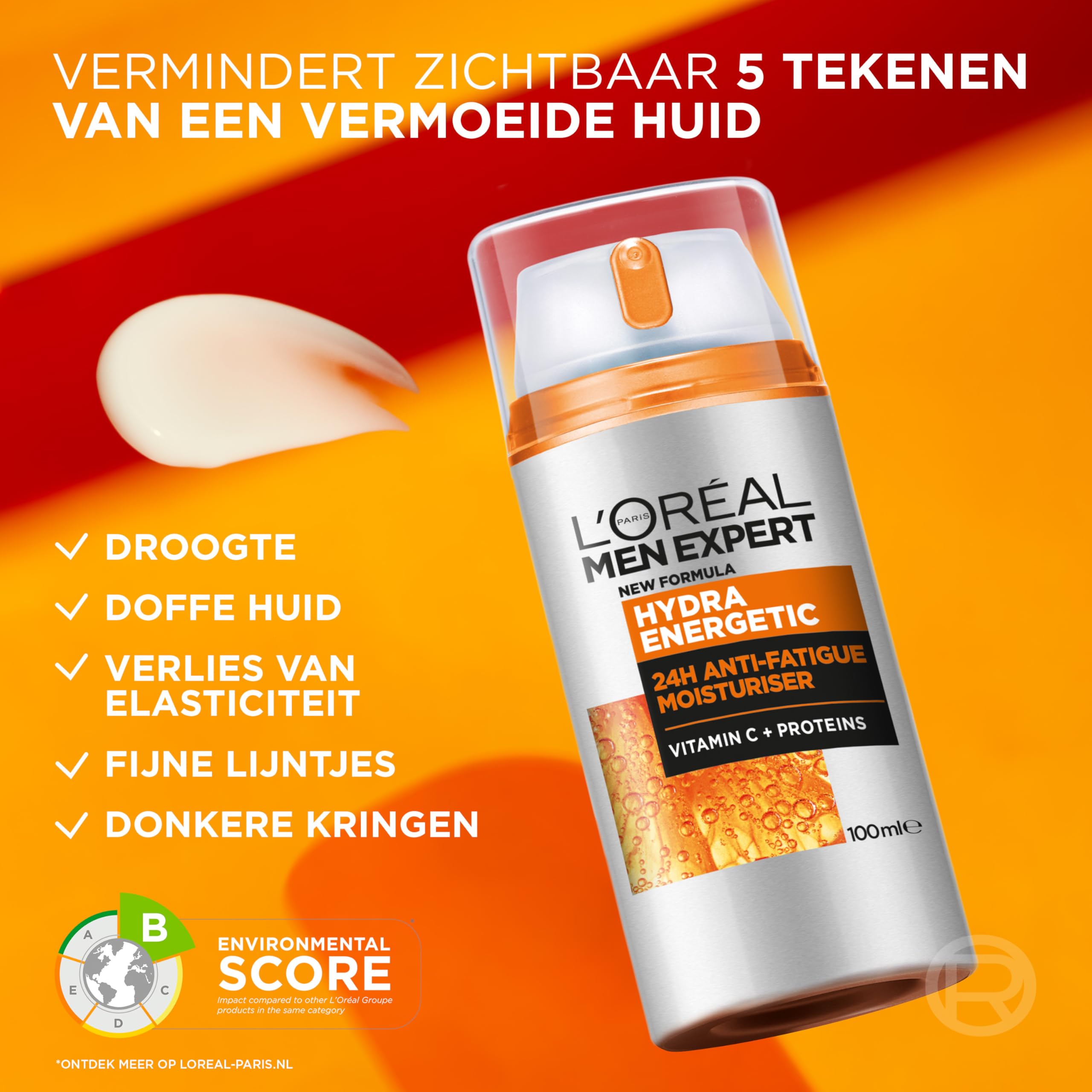 L'Oréal Men Expert Hydra Energetic XXL Moisturiser, 24H Anti-Fatigue Hydration 9