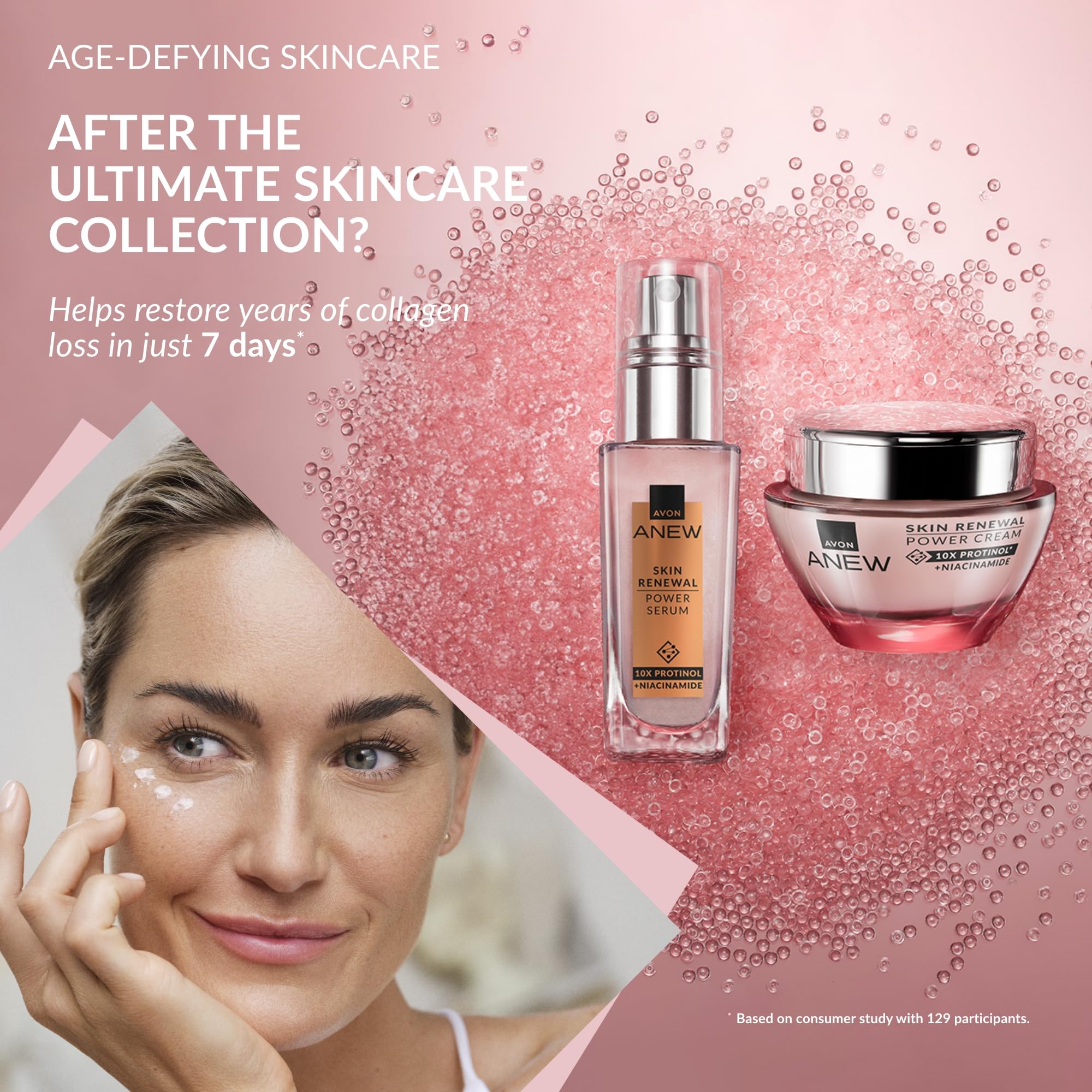 Avon Anew Protinol Power Duo: Day Cream 50ml + Serum 30ml for Stronger Skin 6