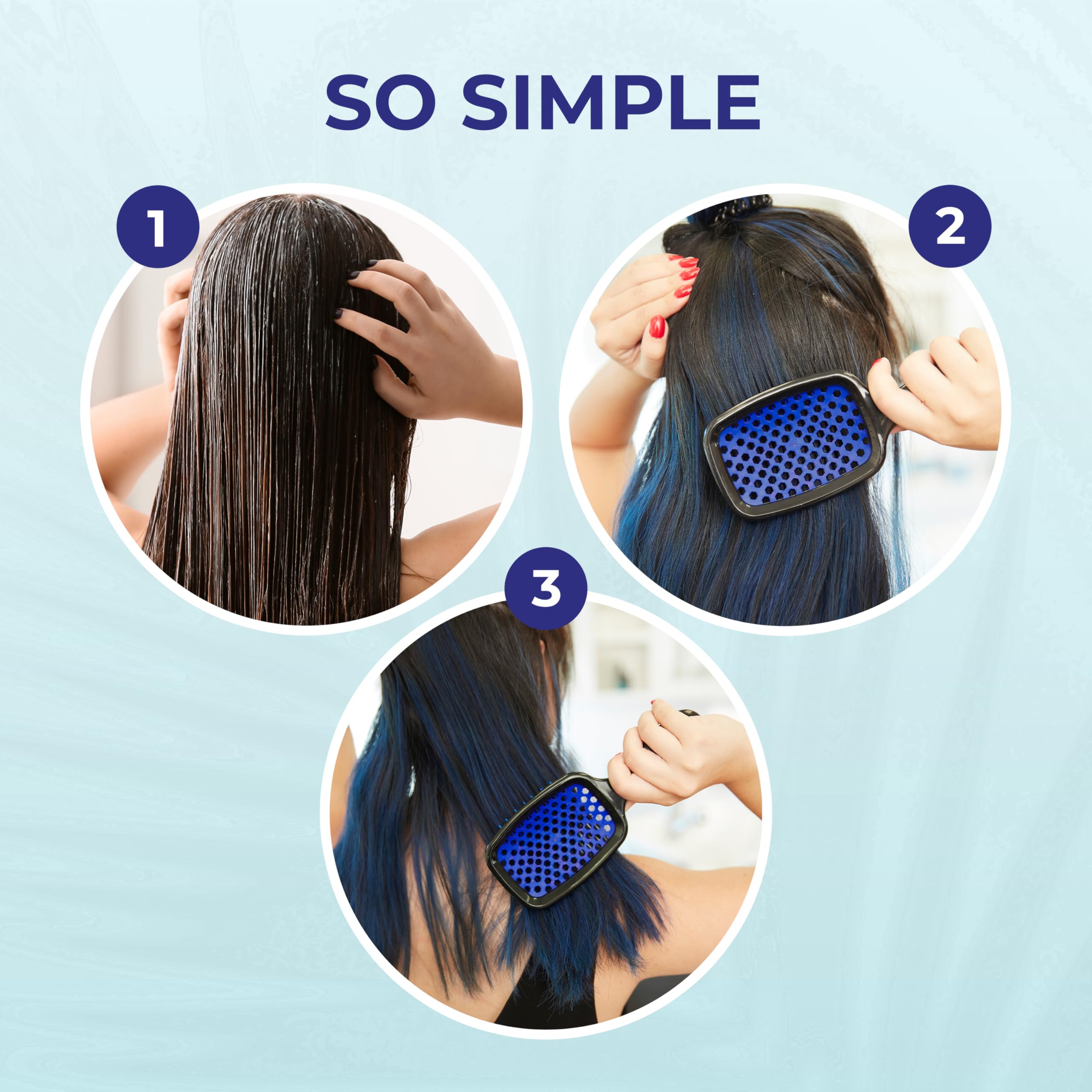 FHI UNbrush Vented Detangling Hair Brush for Wet & Dry Hair 8