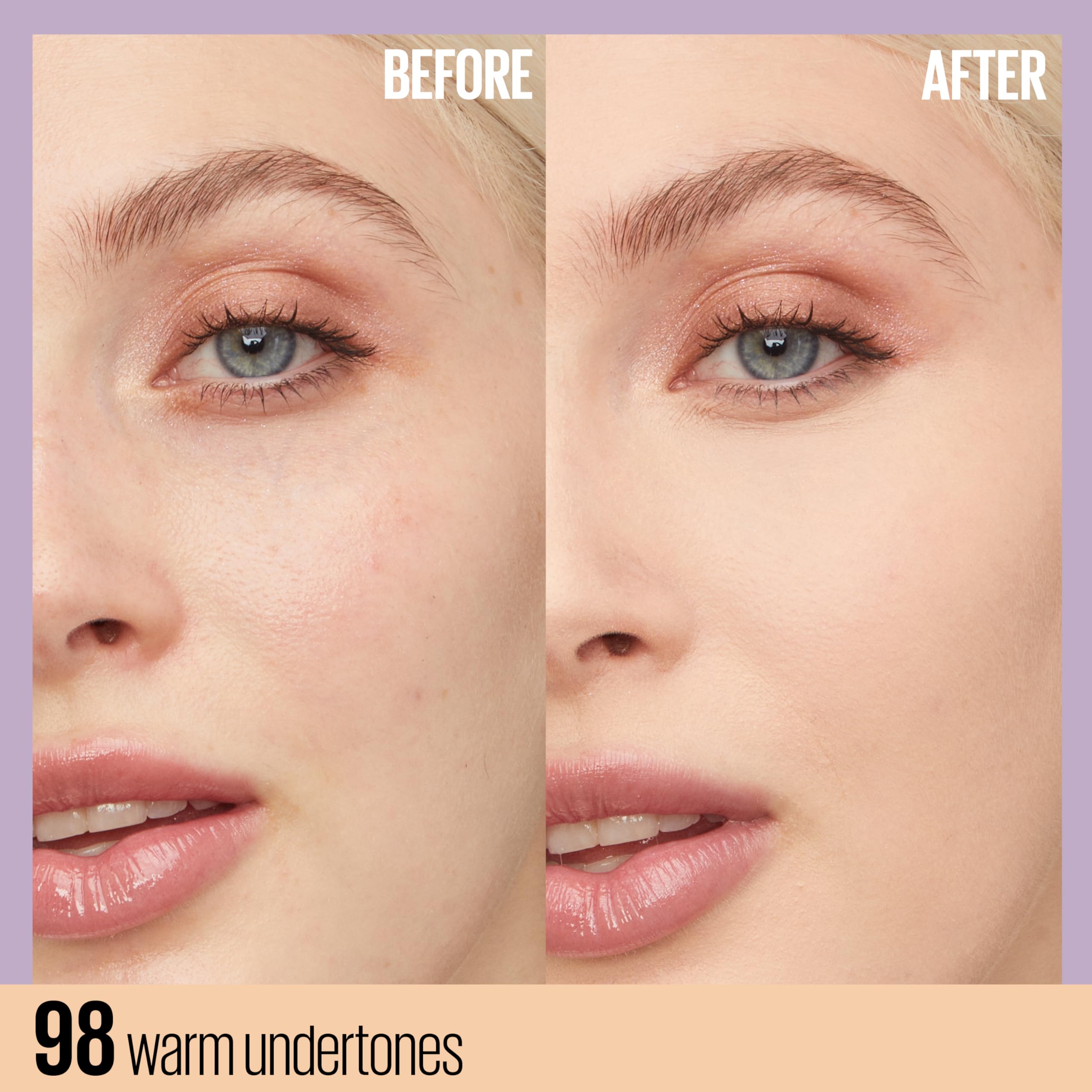 Maybelline New York Super Stay Lumi-Matte Foundation 30HR Wear, Medium-Full Coverage, Shade 98 3