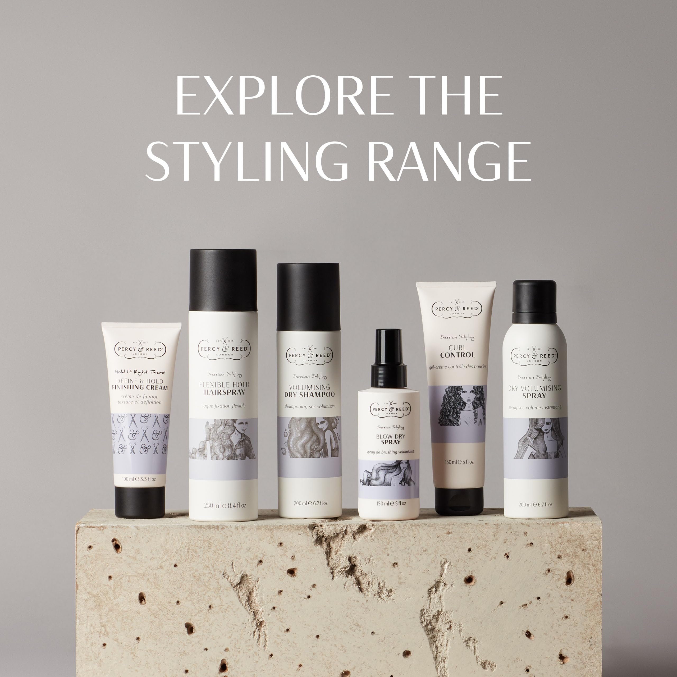 Percy & Reed Session Styling Volumising Mousse 50ml for Lightweight Body and Bounce 4