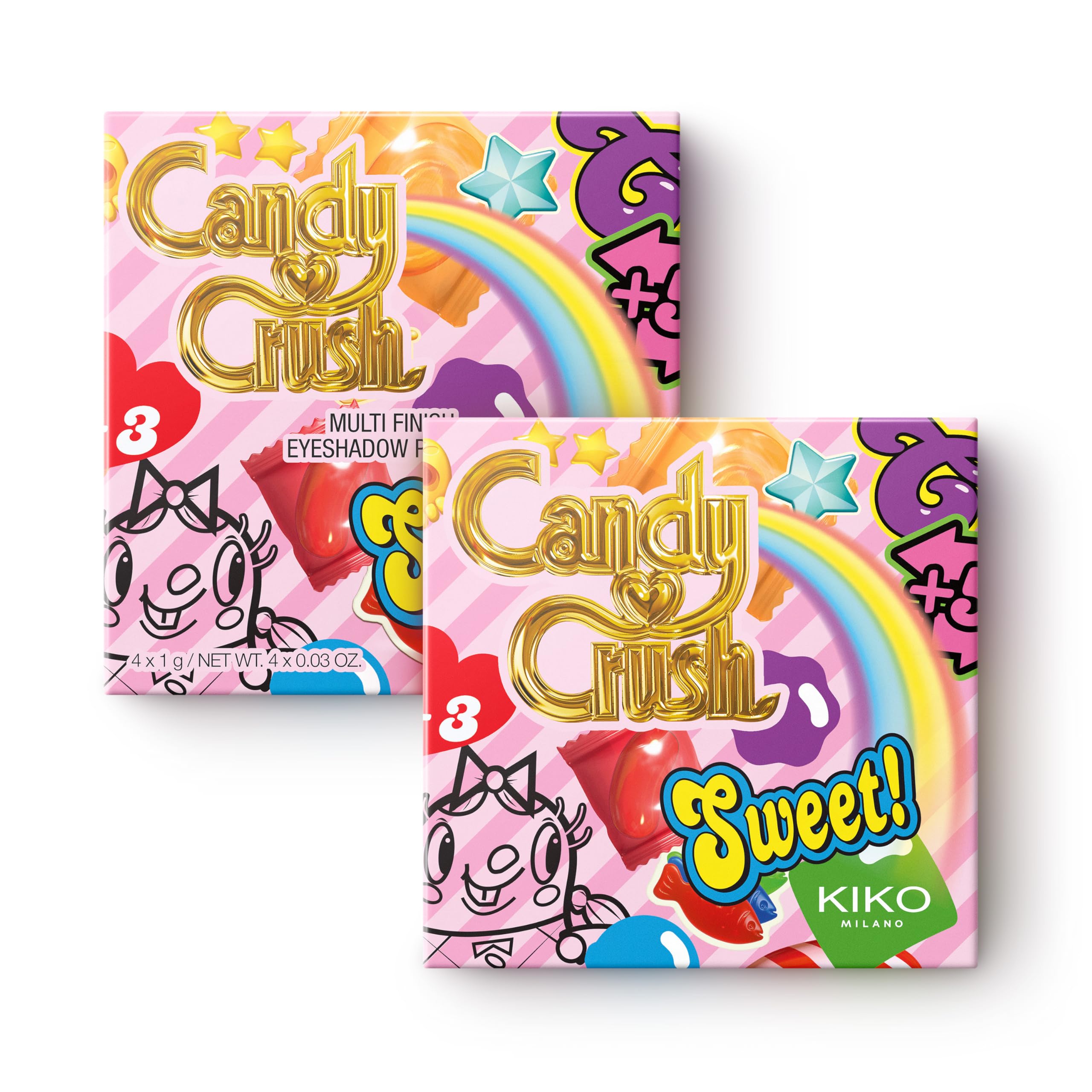 KIKO Milano Candy Crush™ Multi Finish Eyeshadow Palette 01 with Matte & Metallic Shades 5