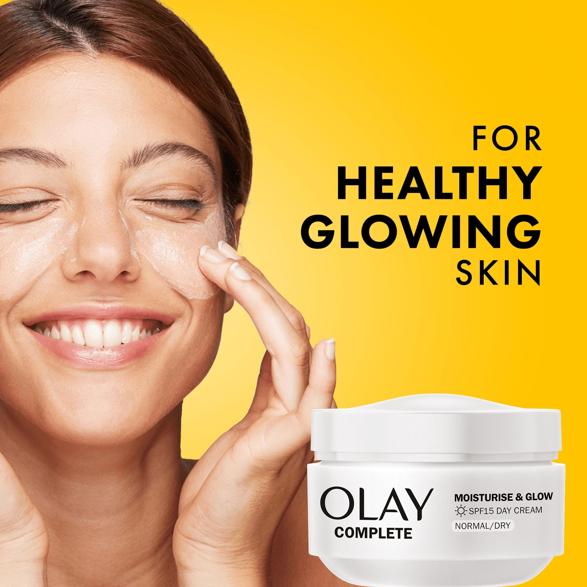 Olay Complete Care Day Moisturiser Cream SPF15, 50 ml for Healthy Glowing Skin