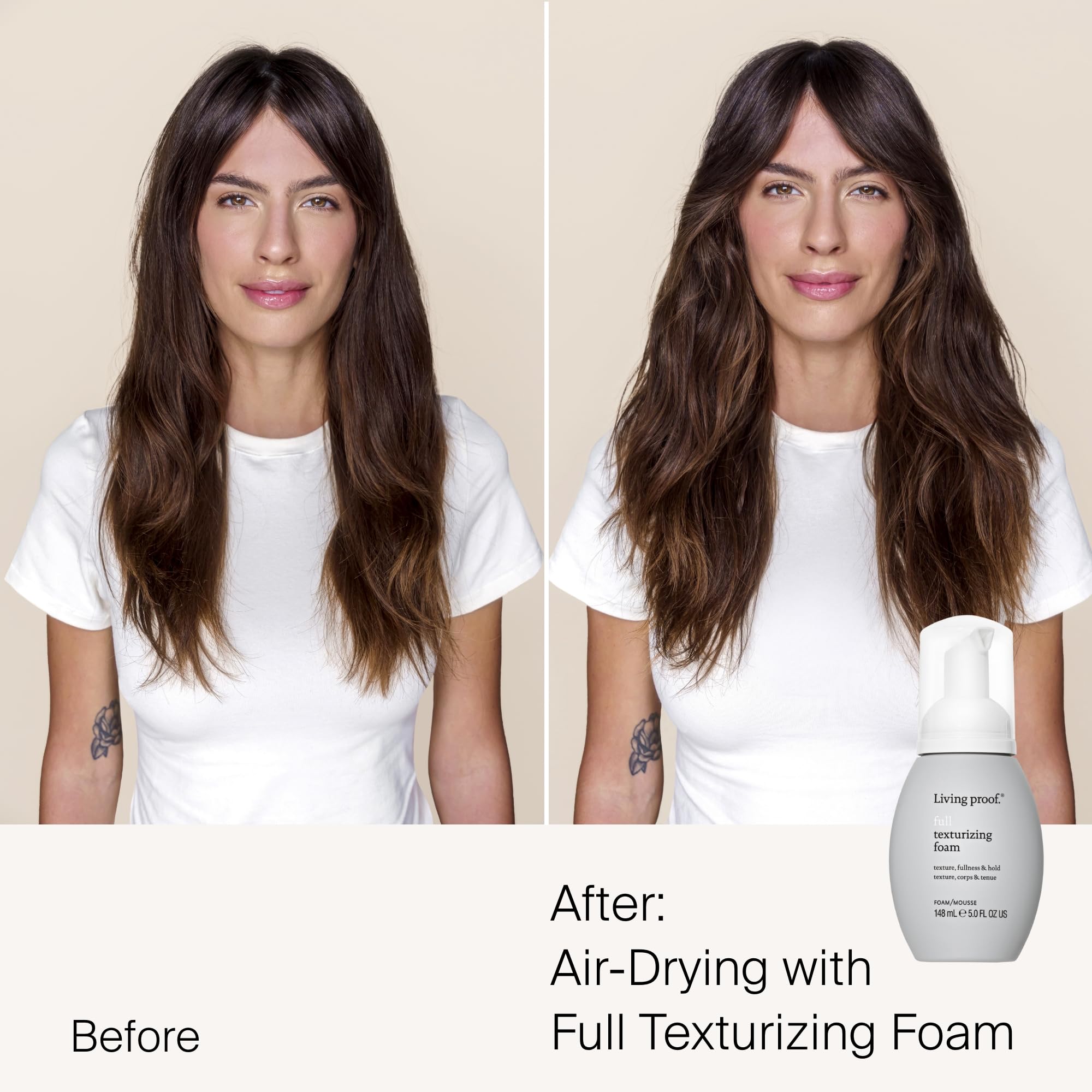 Living proof Full Texturizing Foam for Enhanced Hair Volume