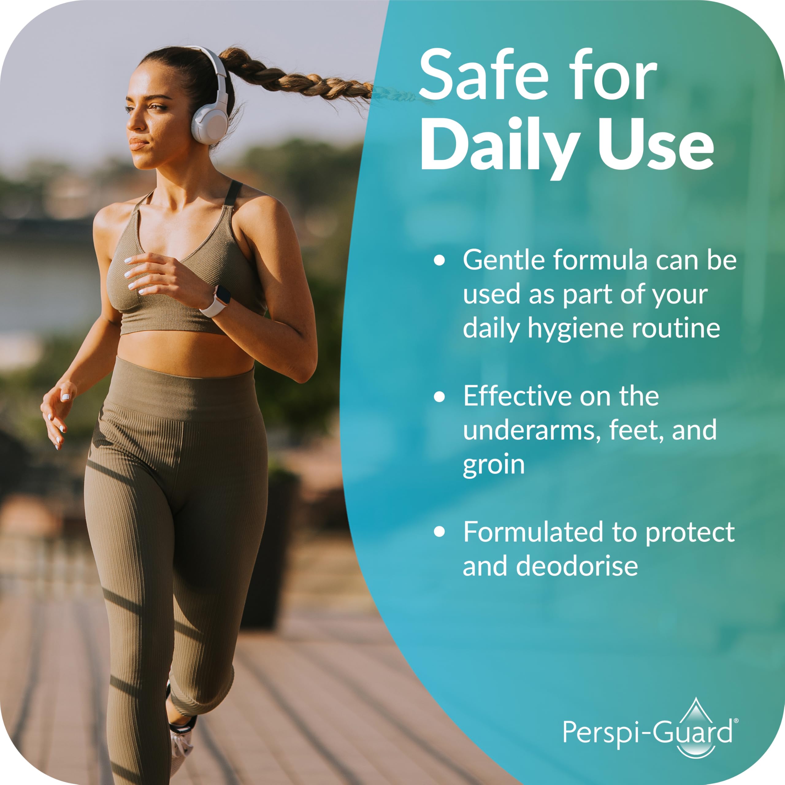 Perspi-Guard Neroli Duftendes, geruchshemmendes, antibakterielles Duschgel für Männer &amp; 4