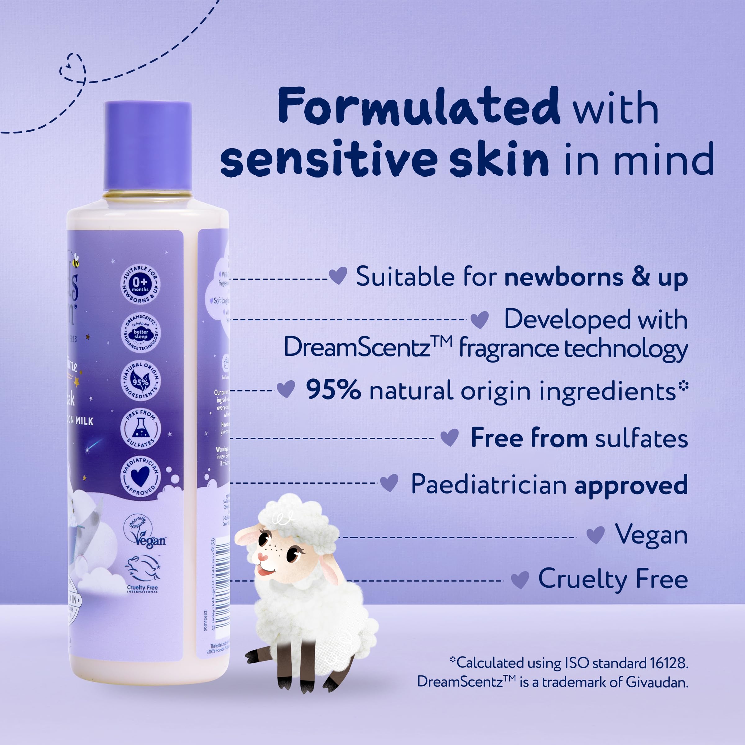 Childs Farm SlumberTime Schlafbad, beruhigender Lavendel &amp; Mondmilch | Soo 7