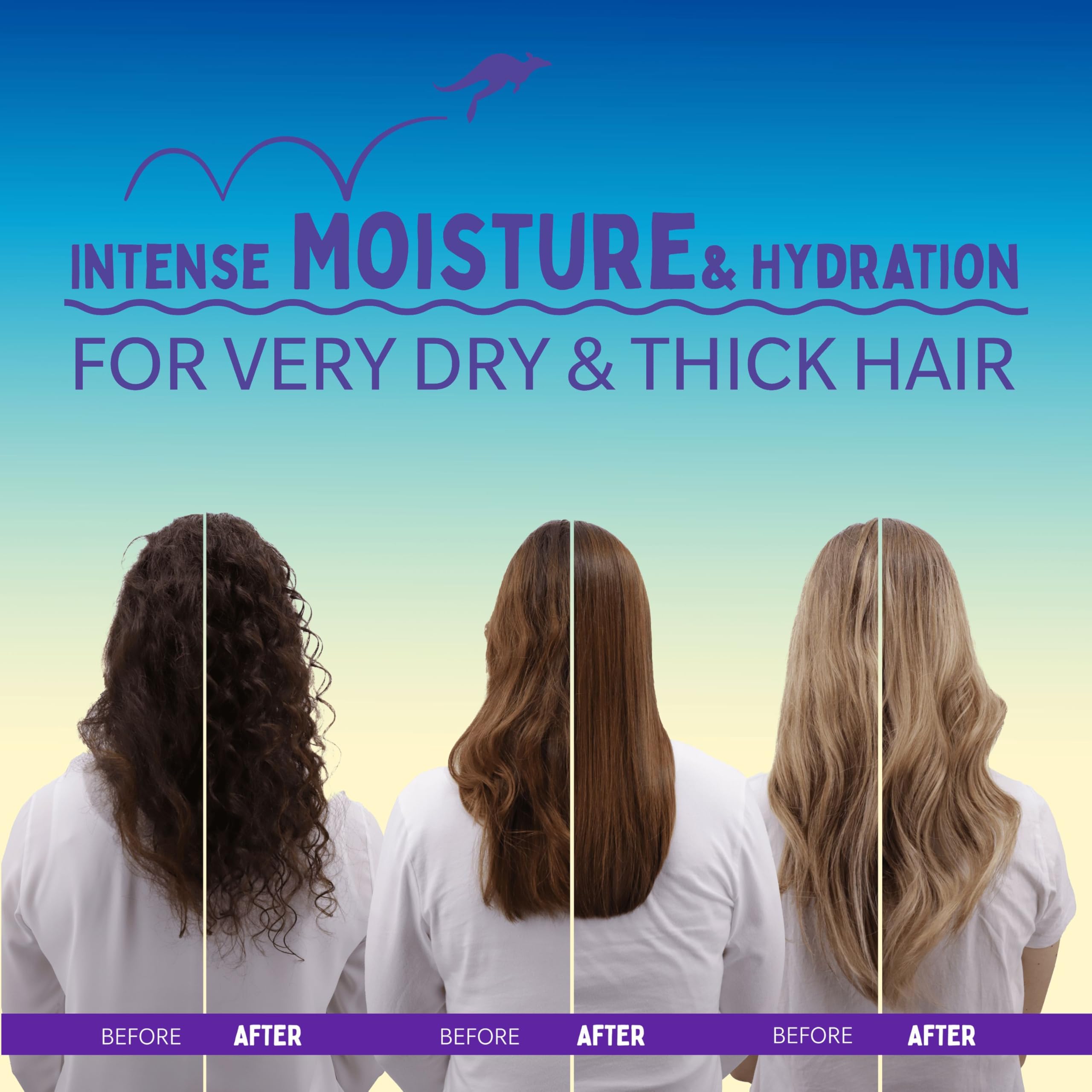 Aussie Deeep Moisture Hair Mask 500ml for Dry, Thirsty Hair with Jojoba & Coconut Oils 3