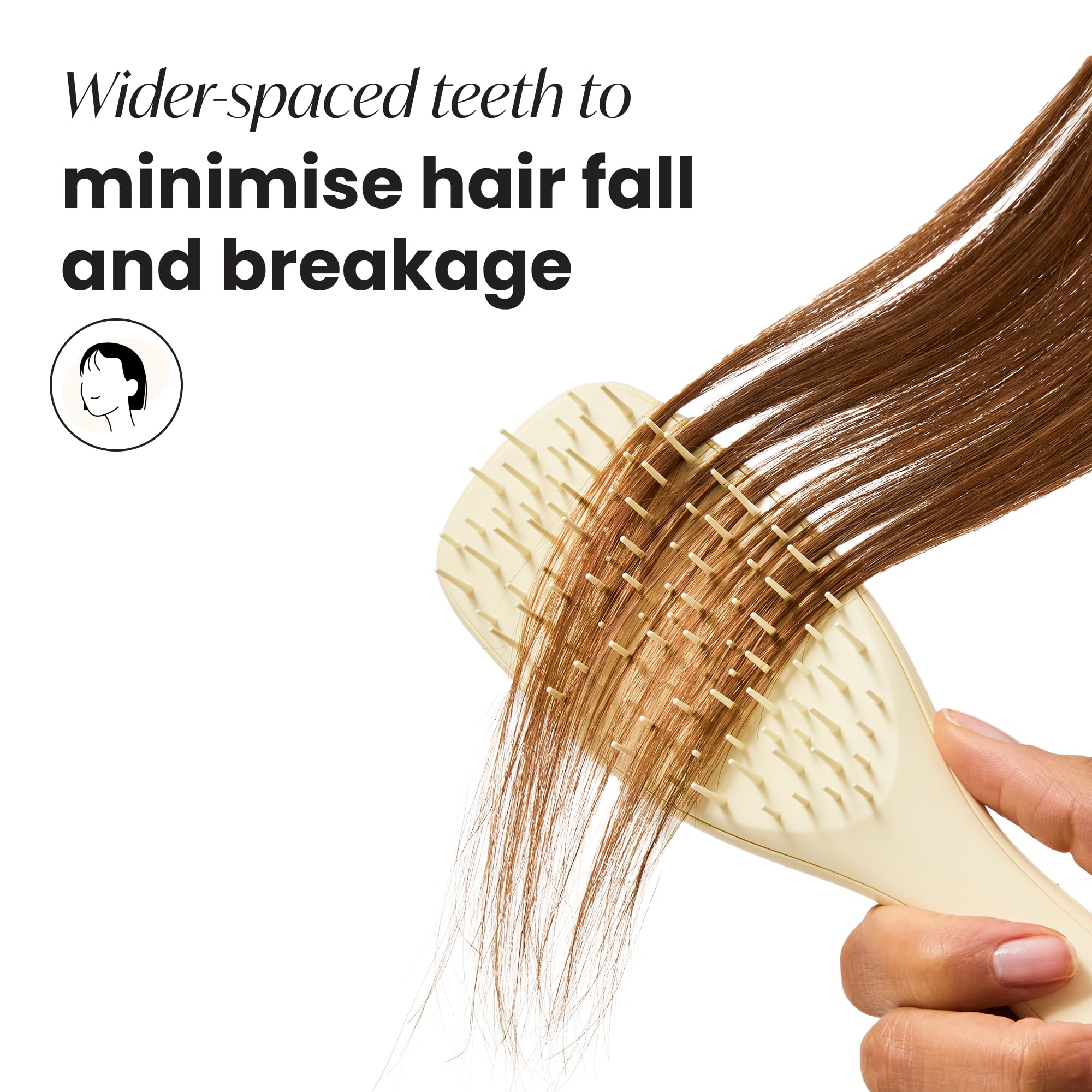 Tangle Teezer Extra Gentle Ultimate Detangler Hairbrush for Wet & Dry Hair - Minimizes Breakage 3