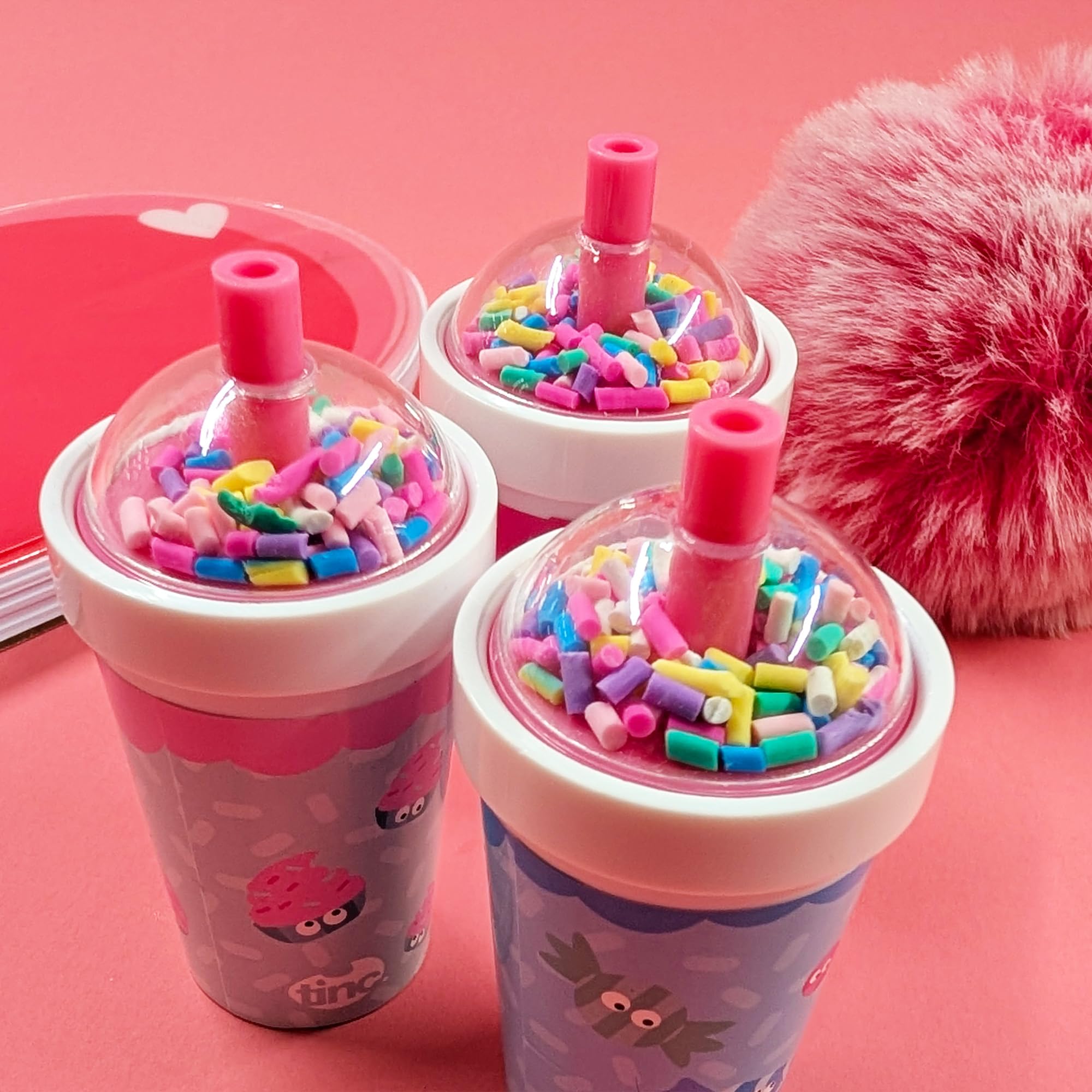 Tinc Sprinkle Shake Lippenbalsam – Köstliche Düfte: Kirsche, Cupcake und Bonbon – Pflegt die Lippen – Geschenkidee – 3er-Packung 5