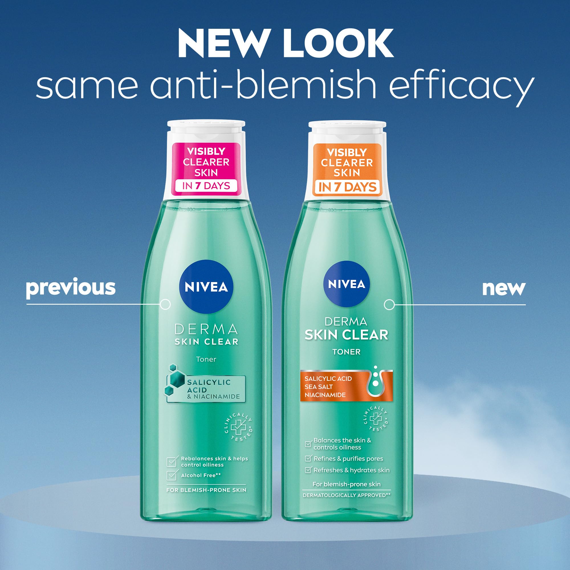 NIVEA Derma Skin Clear Toner with Salicylic Acid & Niacinamide for Blemish-Prone Skin (200ml) 7