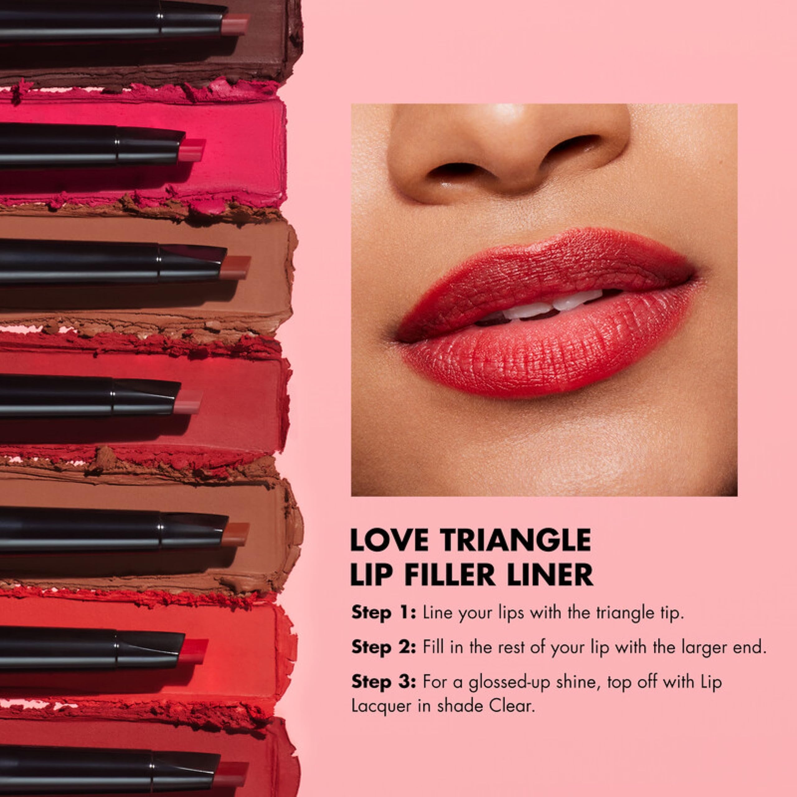 e.l.f. Love Triangle Lip Filler Liner - 2-in-1 Sculpting & Defining Pencil 5