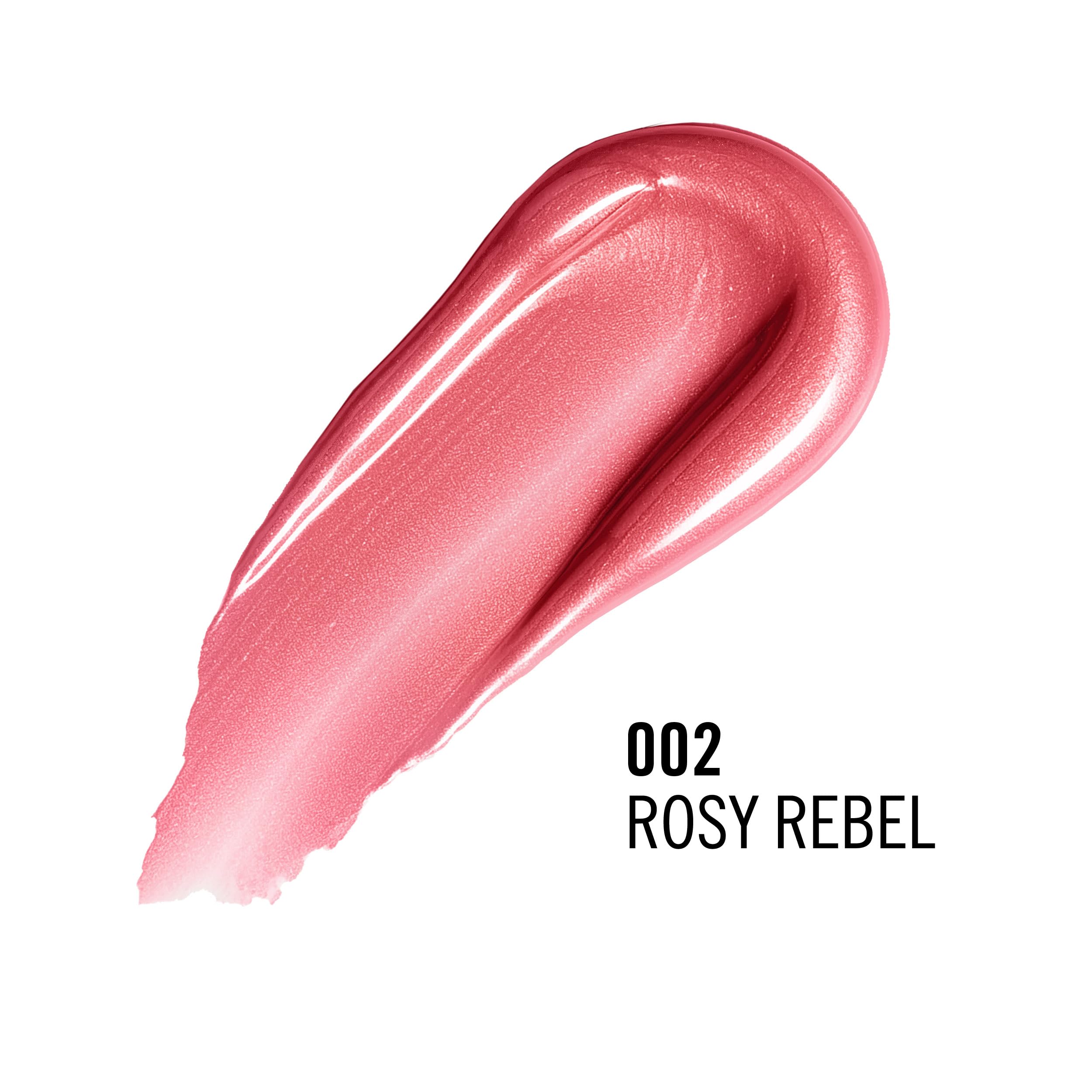 Rimmel Multi Tasker Turbocharged Glow Liquid Face Illuminator, 002 Rosy Rebel, Vegan Formula