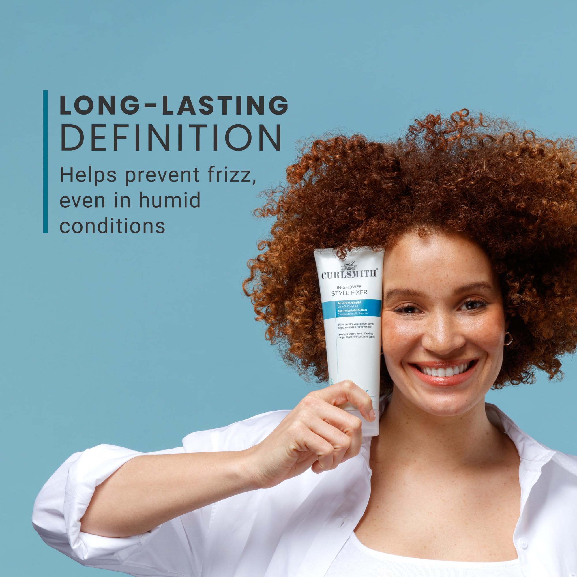 CURLSMITH In-Shower Style Fixer - Vegan Extreme Hold Styling Gel 5