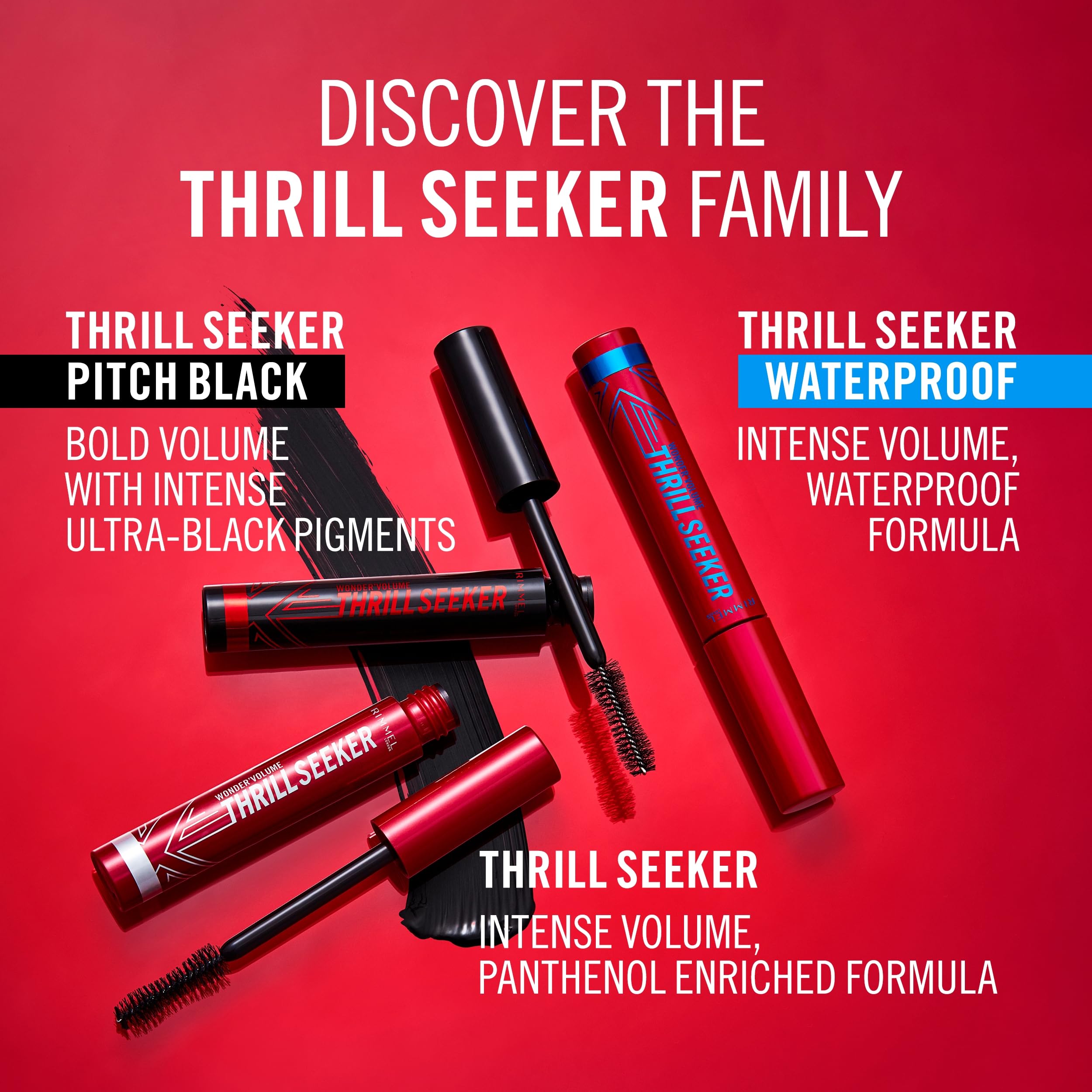 Rimmel London Thrill Seeker Mascara Pitch Black for Bold Volume 6