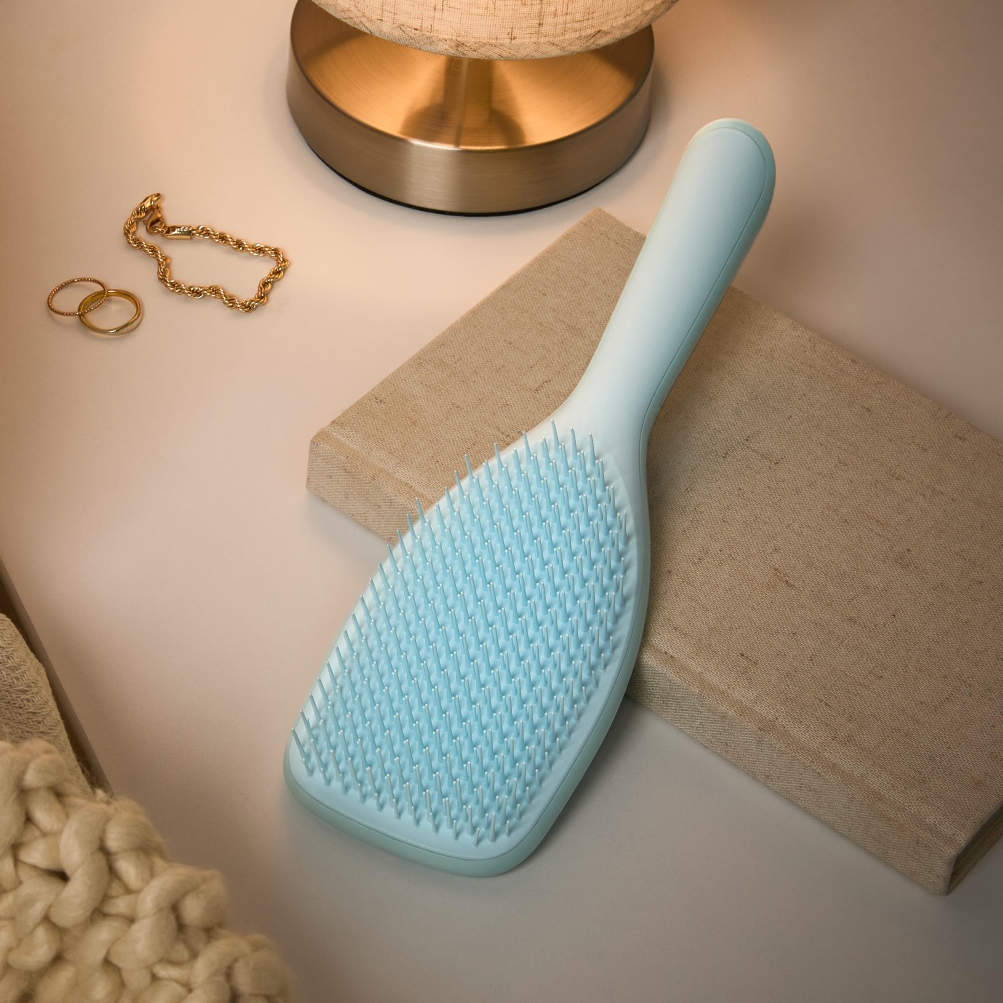 Tangle Teezer Large Ultimate Detangler Hairbrush for Fine & Fragile Hair - Seafoam Blue 8