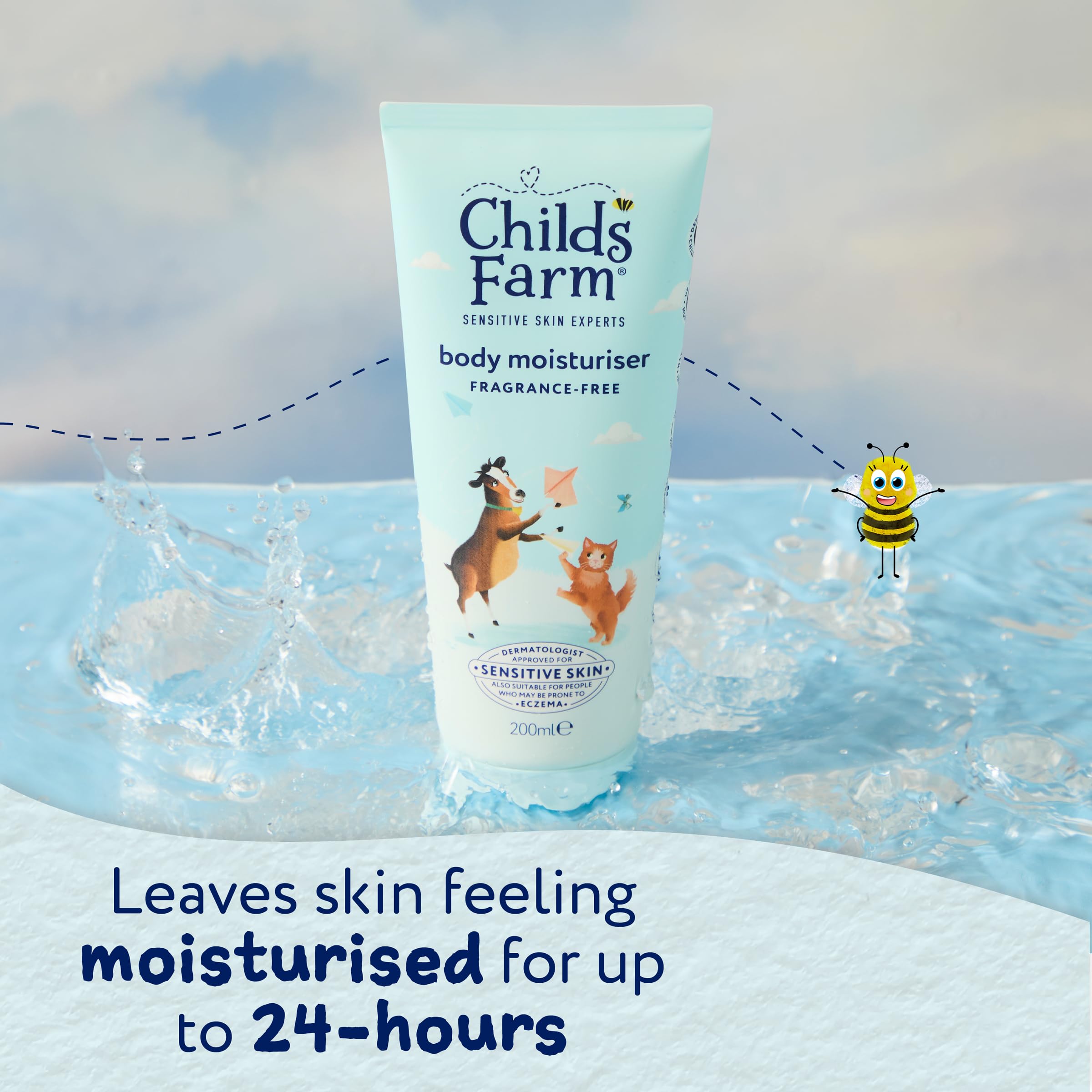 Childs Farm Fragrance-Free Kids Moisturiser for Dry, Sensitive & Normal Skin 5