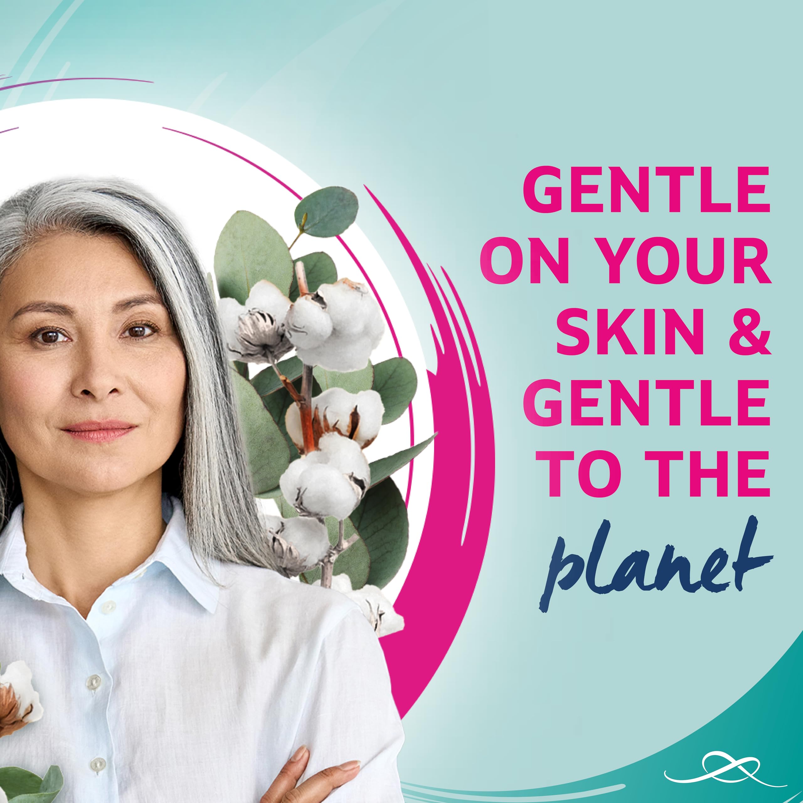 Lil-Lets Cotton Wool Oval Pads, 50 Count, Certified Organic, 100% Pure Cotton Wool 7