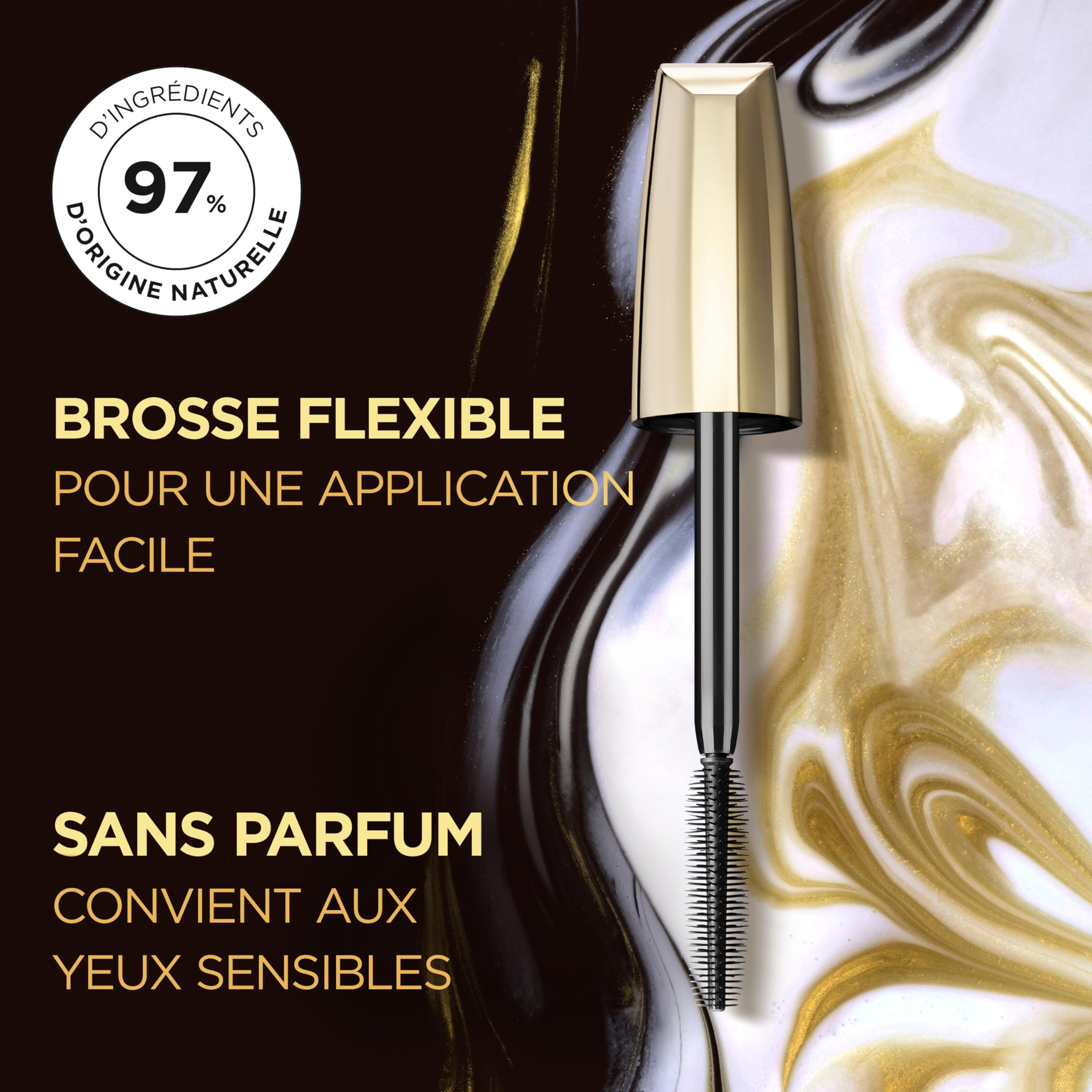 L'Oréal Paris Volume Million Lashes Balm Brown Volumising Mascara for Sensitive Eyes 9