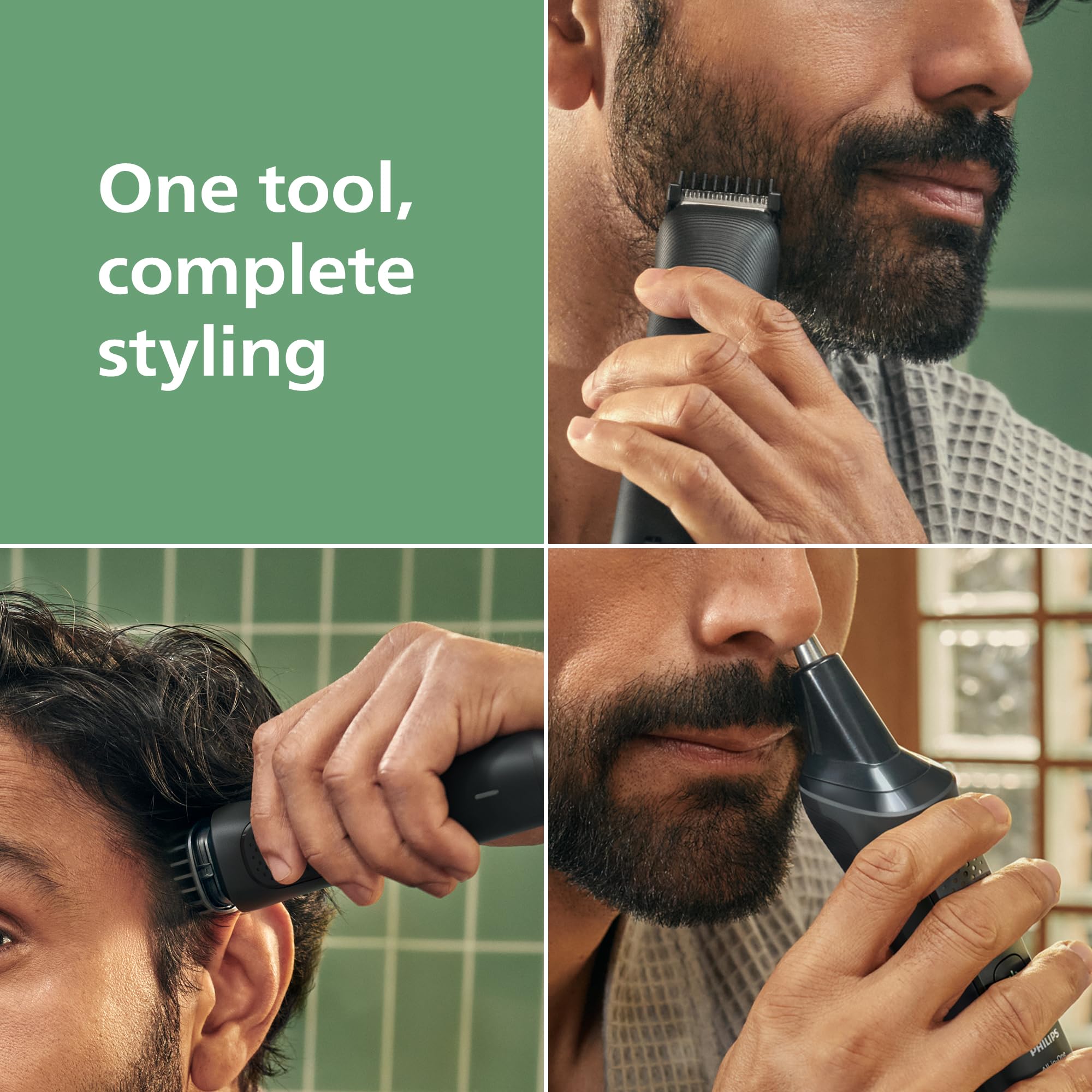 Philips Multigroom 3000 Series 7-Piece All-in-One Trimmer for Beard, Hair, and Nose