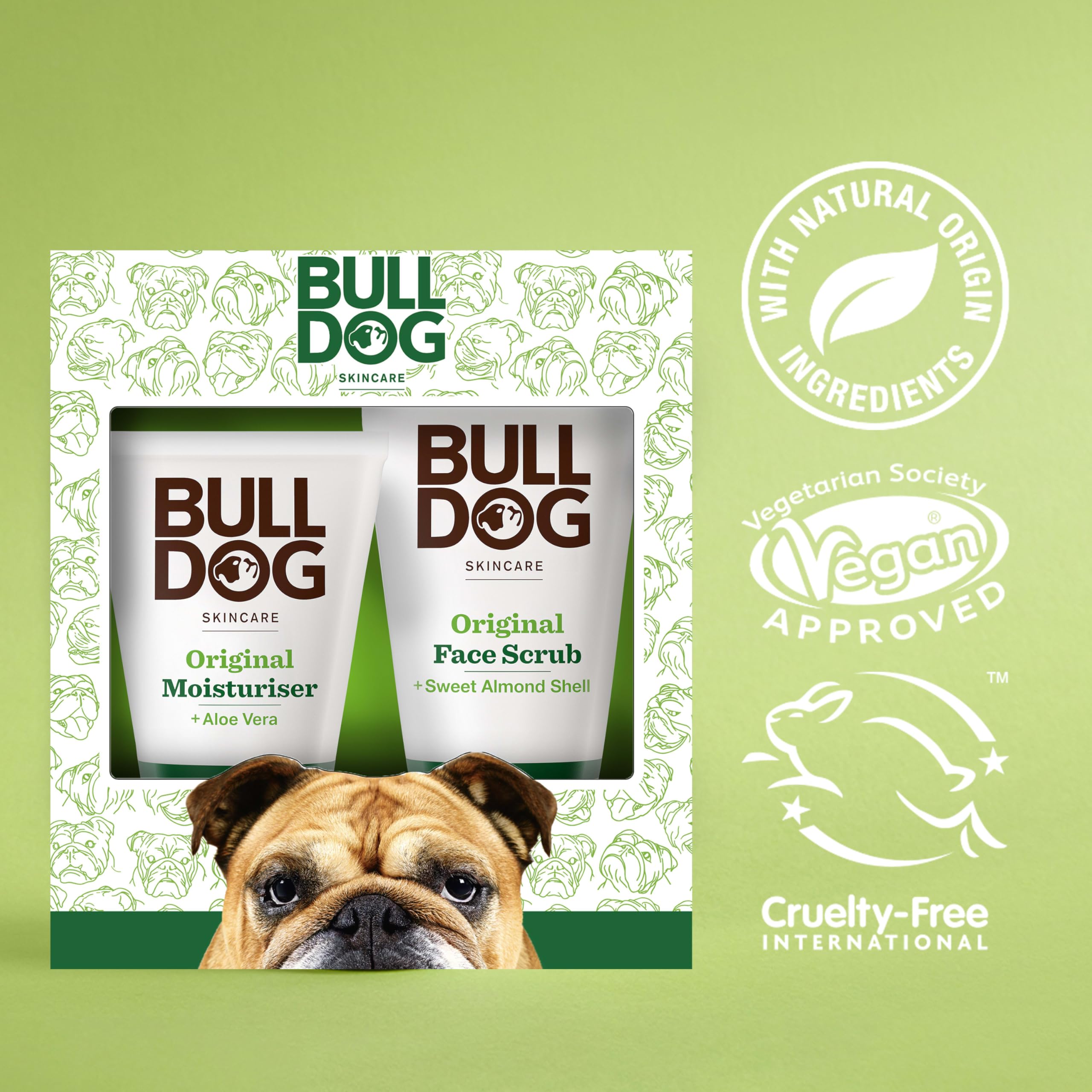 Bulldog Skincare Original Duo Set: Face Wash and 24-Hour Hydrating Moisturiser