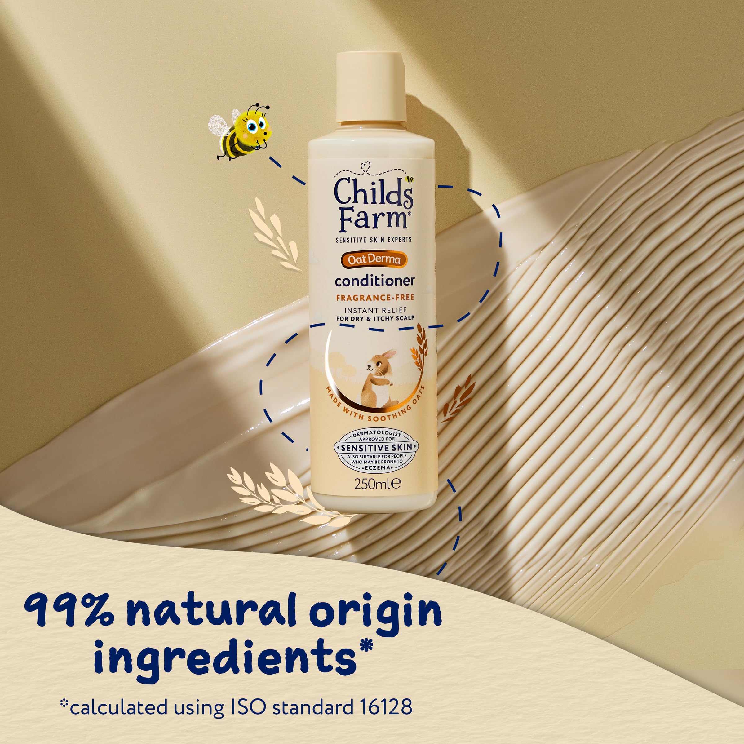 Childs Farm OatDerma Fragrance-Free Hair Conditioner for Dry & Itchy Scalps (0+ Months) 5