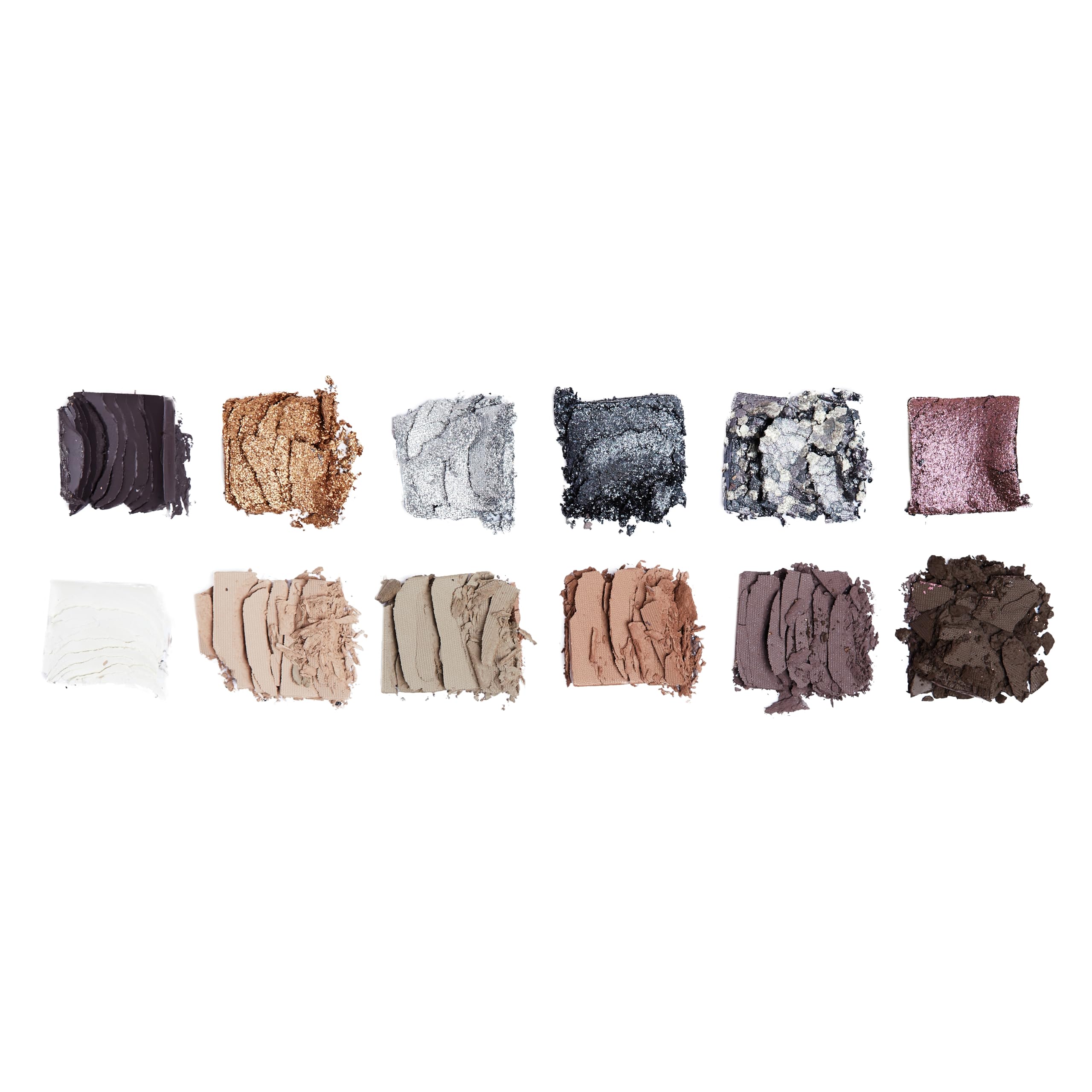 Makeup Revolution The Smokey Icon Grunge Eyeshadow Palette - 12 Matte & Shimmer Shades 3