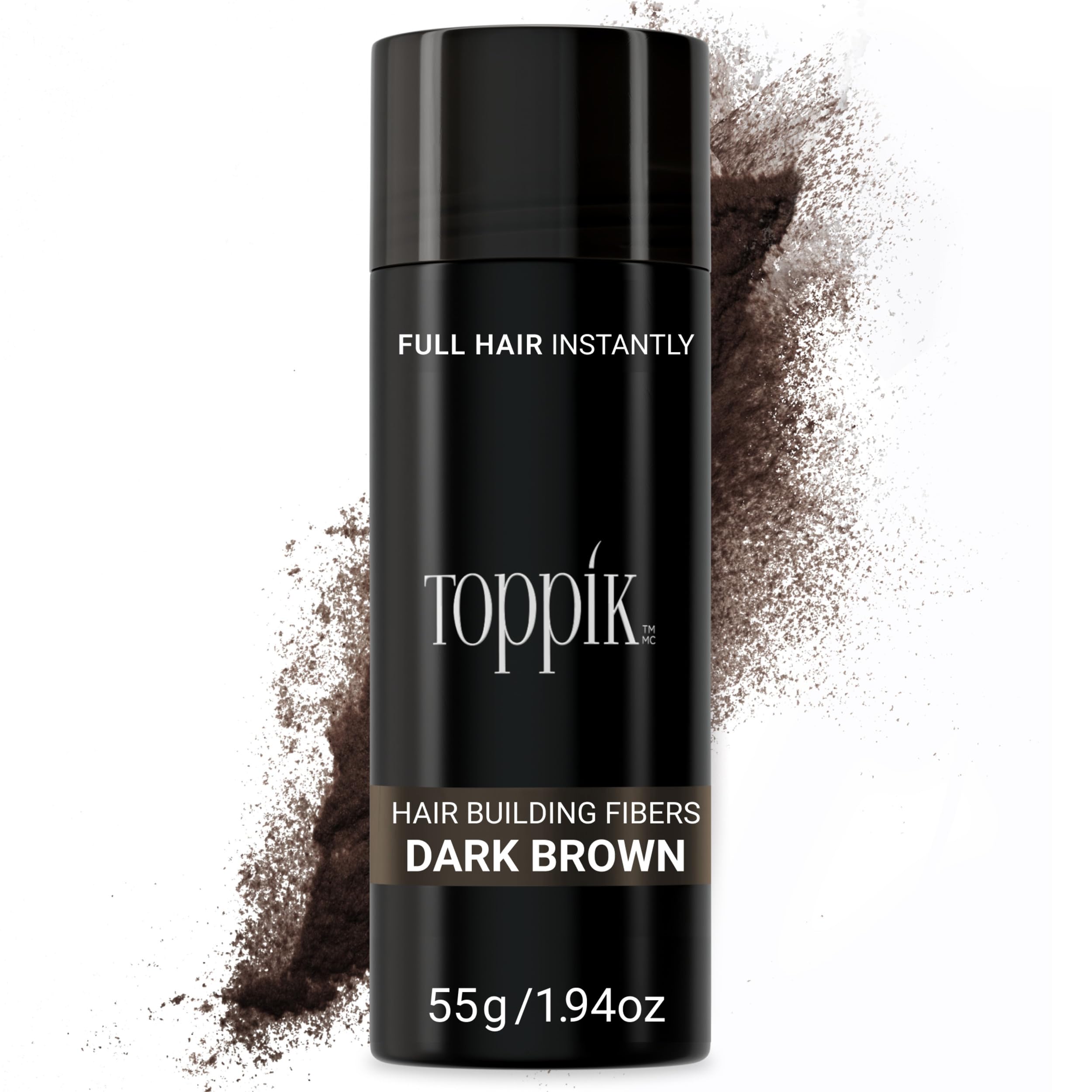 TOPPIK Hair Building Fibres Powder for Thicker-looking Hairline and Crown
