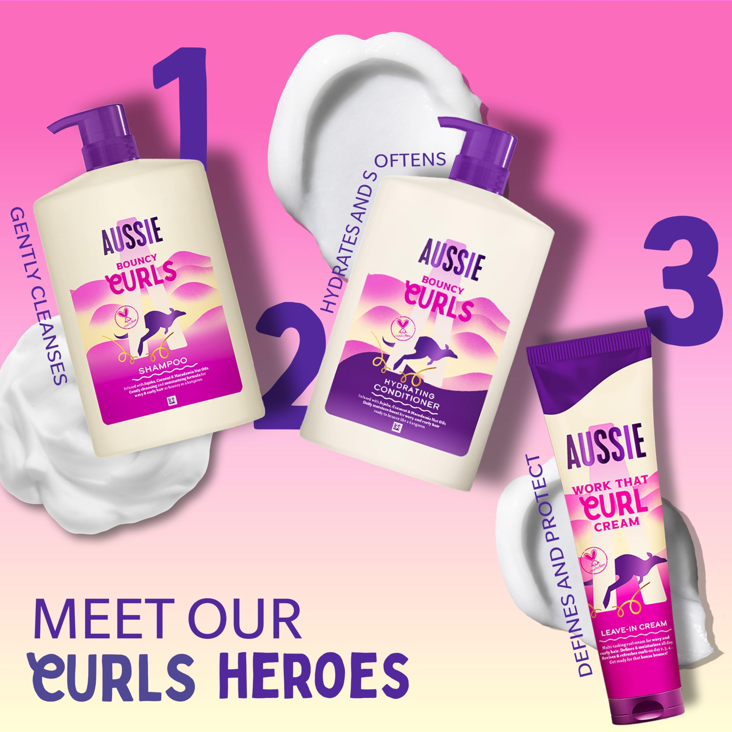 Aussie Bouncy Curls Hydrating Conditioner 1L for Wavy & Curly Hair 9