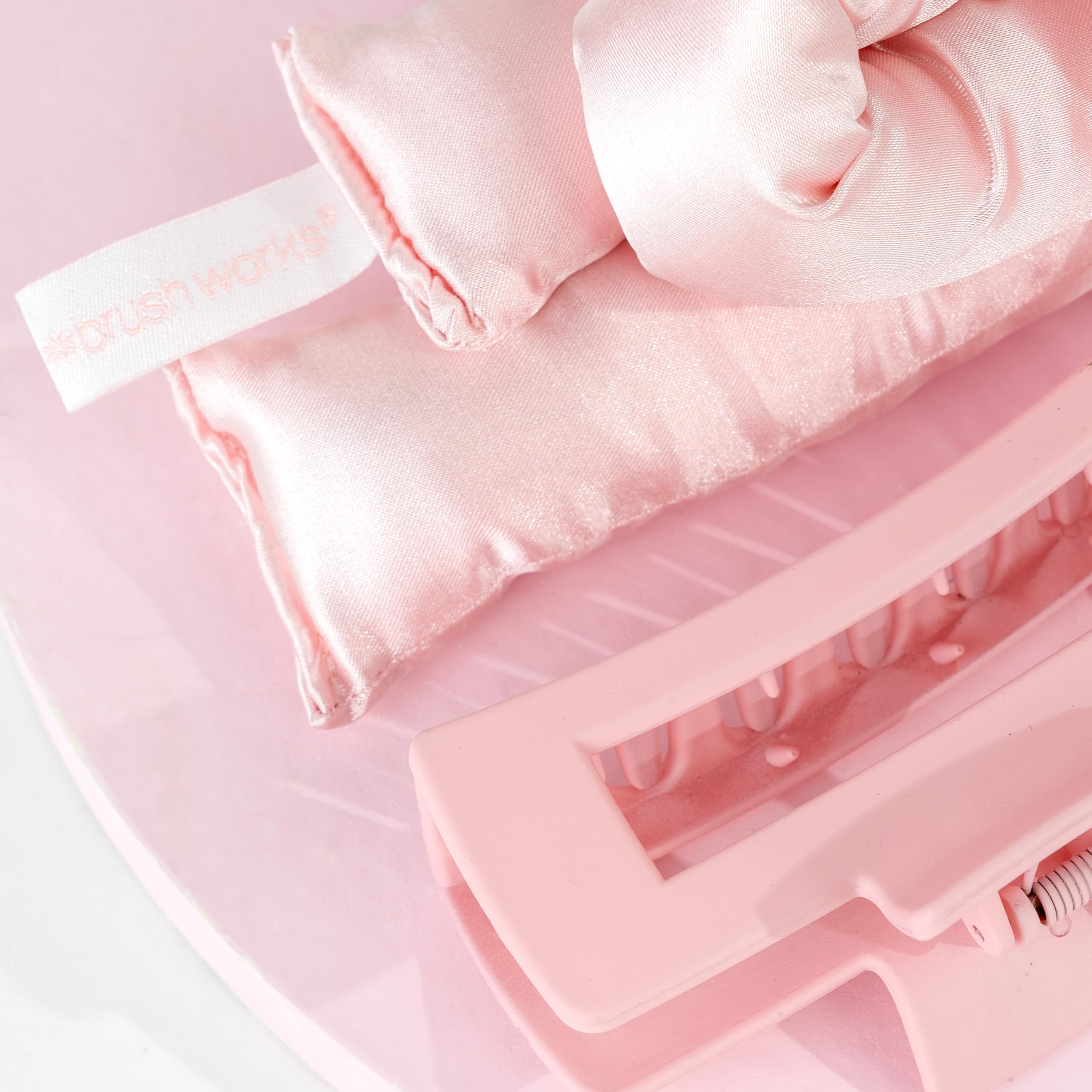 Brushworks Heatless Hair Curler Overnight No-Heat Curling Rod Set with Satin Scrunchies 4