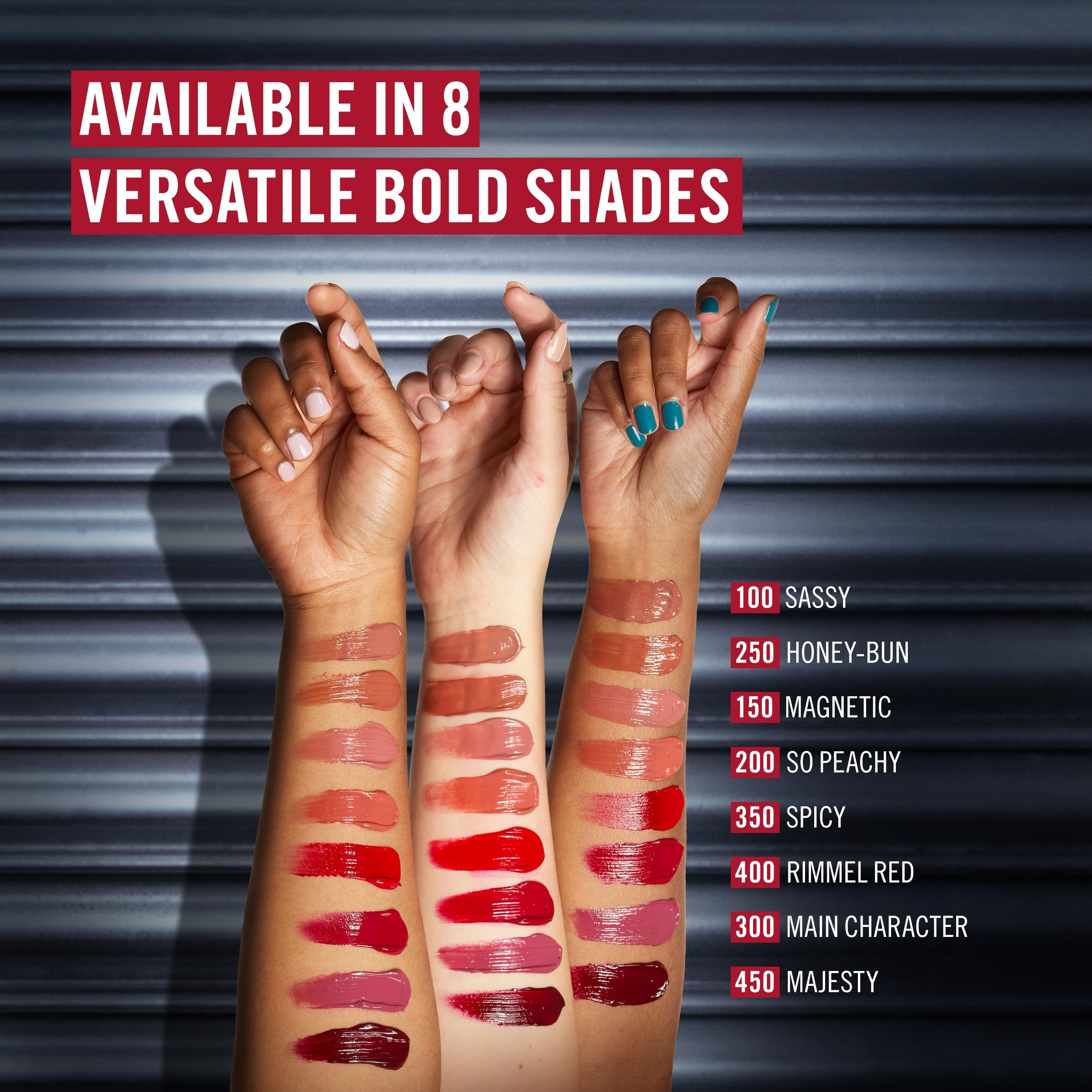 Rimmel Thrill Seeker Lip Latex Liquid Lipstick, 400 Rimmel Red, Ultra-Smooth Finish 7