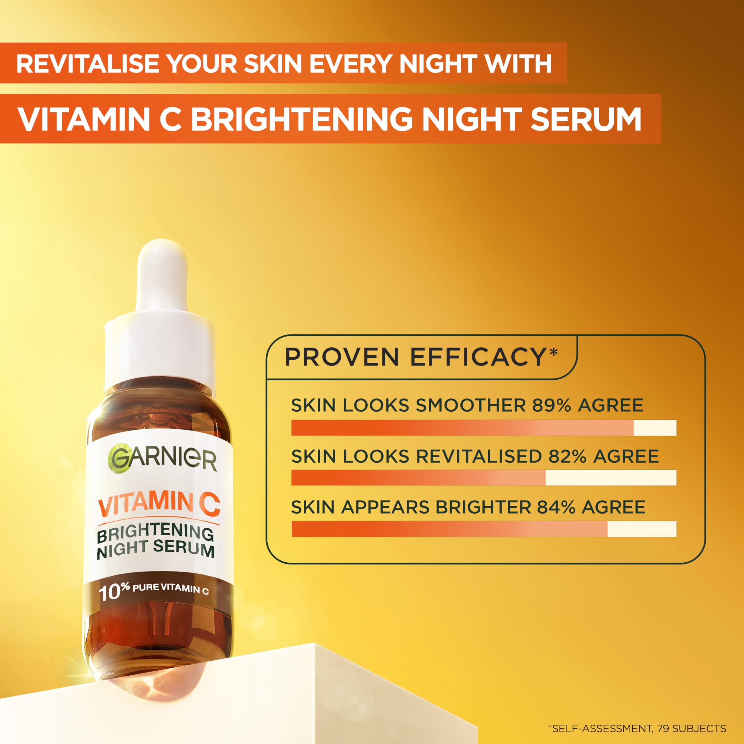 Garnier Vitamin C Day & Night Face Serum Gift Set - Brightens Skin & Reduces Dark Spots 7