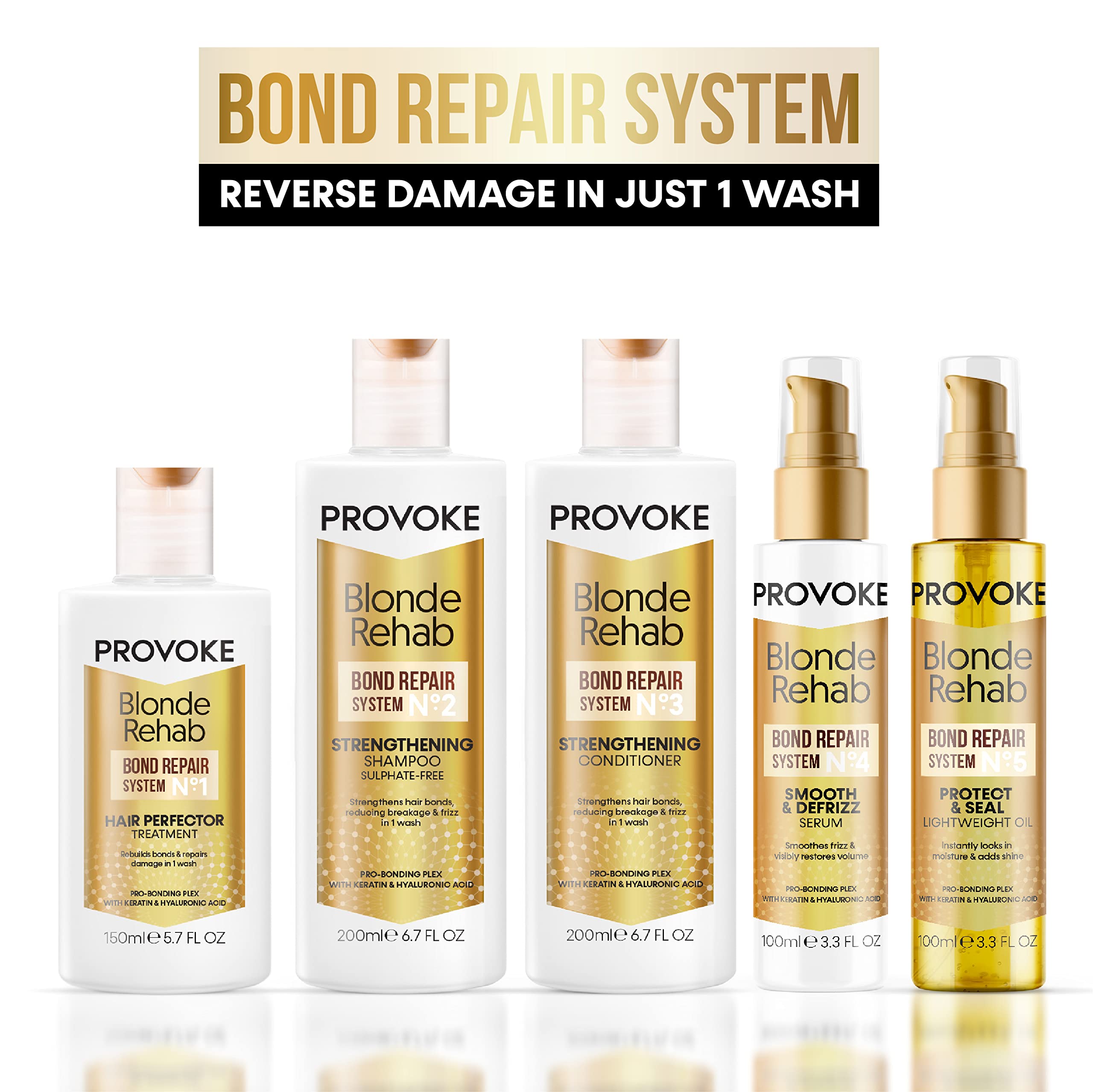 PROVOKE Blonde Rehab N0'4 Smooth and DeFrizz Bond Repair Hair Serum 100 ml 6