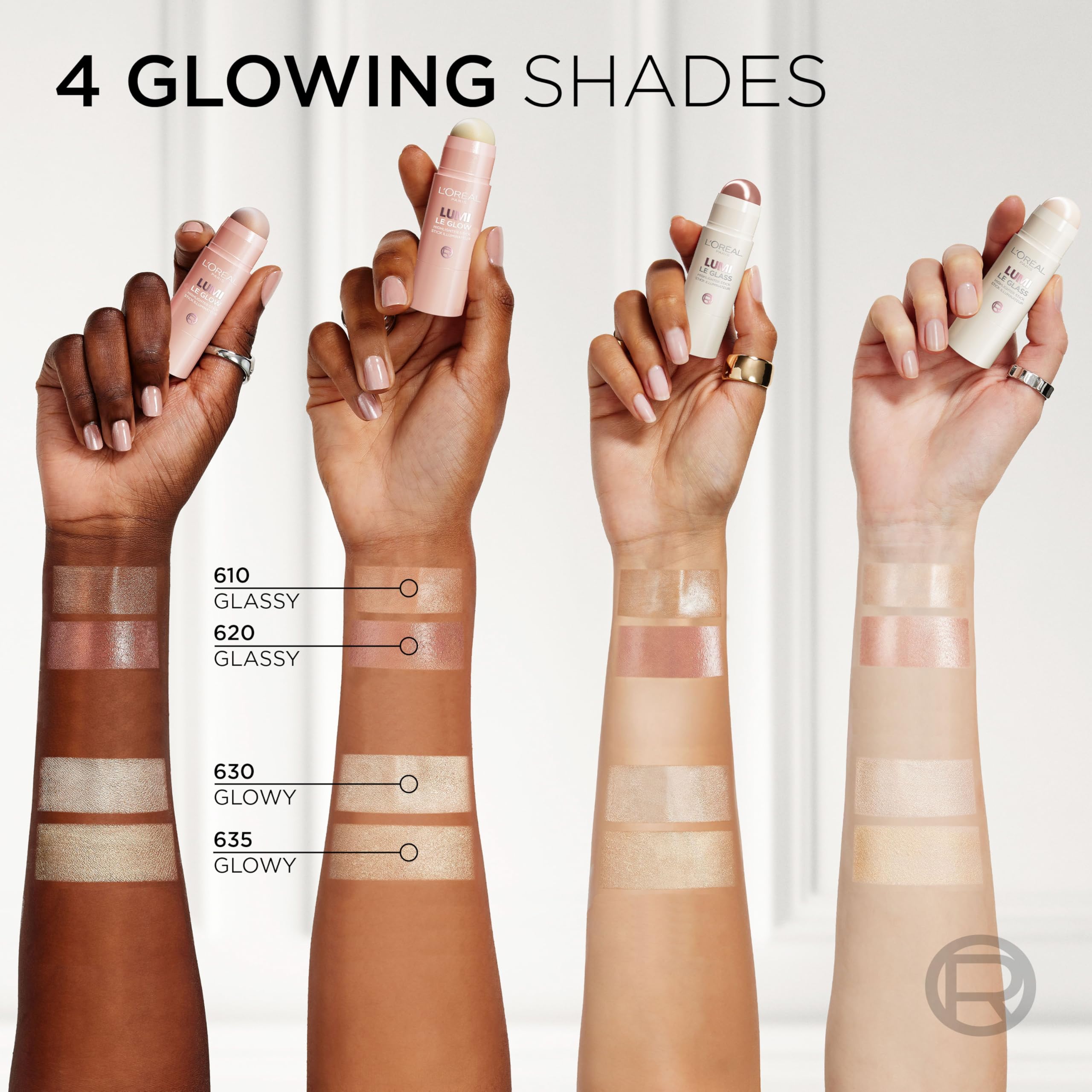 L'Oréal Paris Lumi Le Glow Stick Highlighter, Radiant Satin Finish, Shade 630 Cream Chic, 9g 8