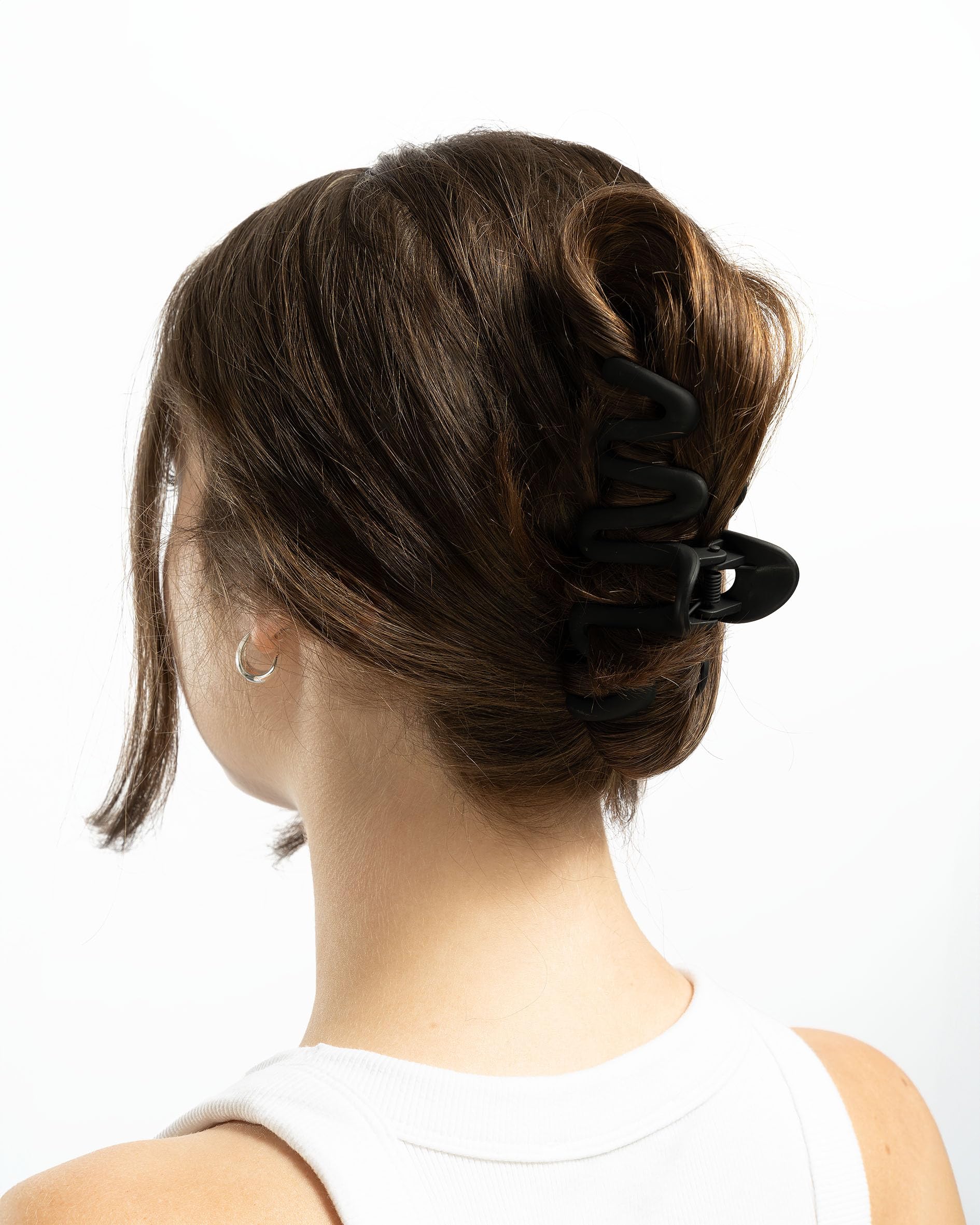 Brushworks Wave Claw Clips – 3 Pack Large Hair Clips with Strong Grip and Trendy Design 6