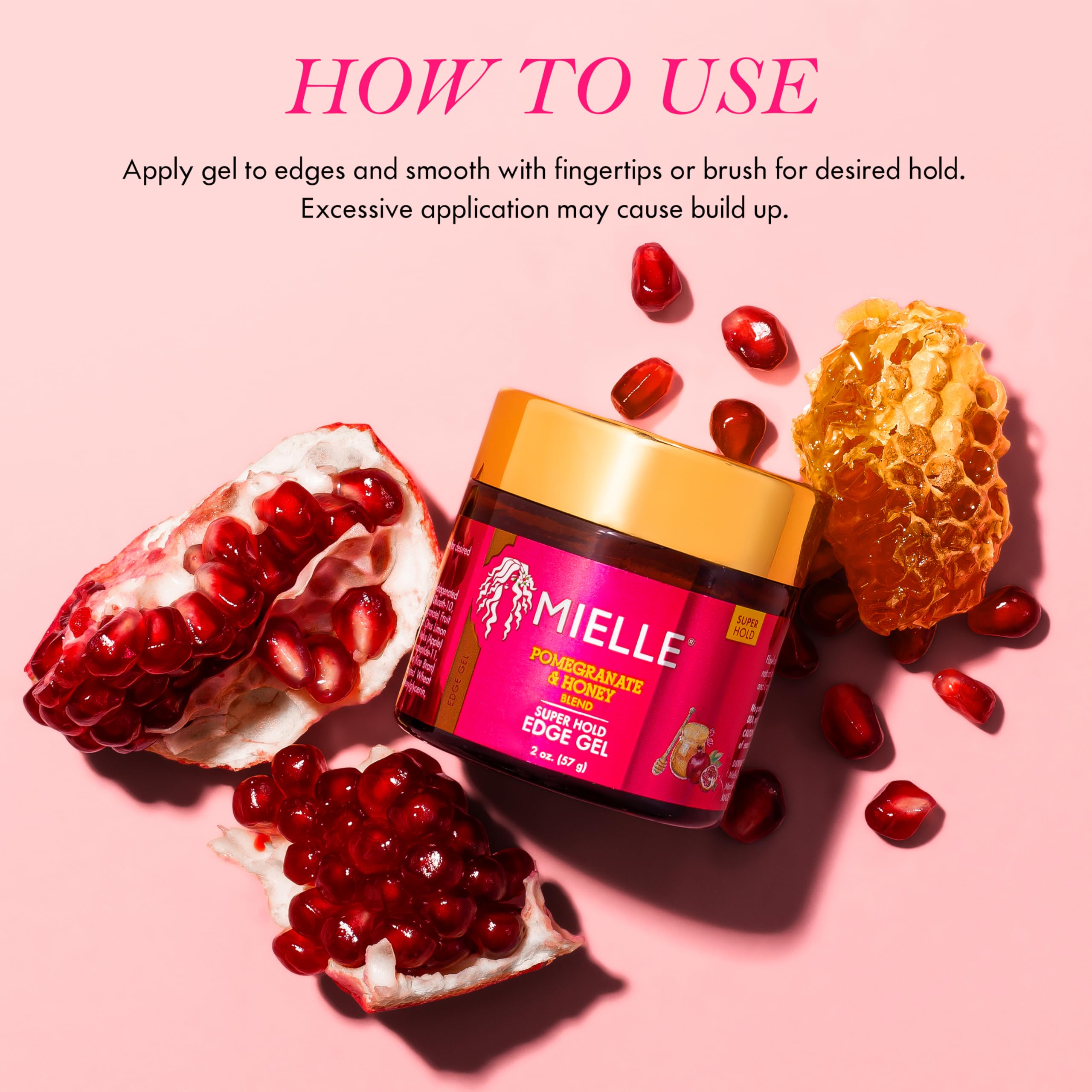 Mielle Pomegranate & Honey Super Hold Edge Gel for Long-Lasting Definition 3