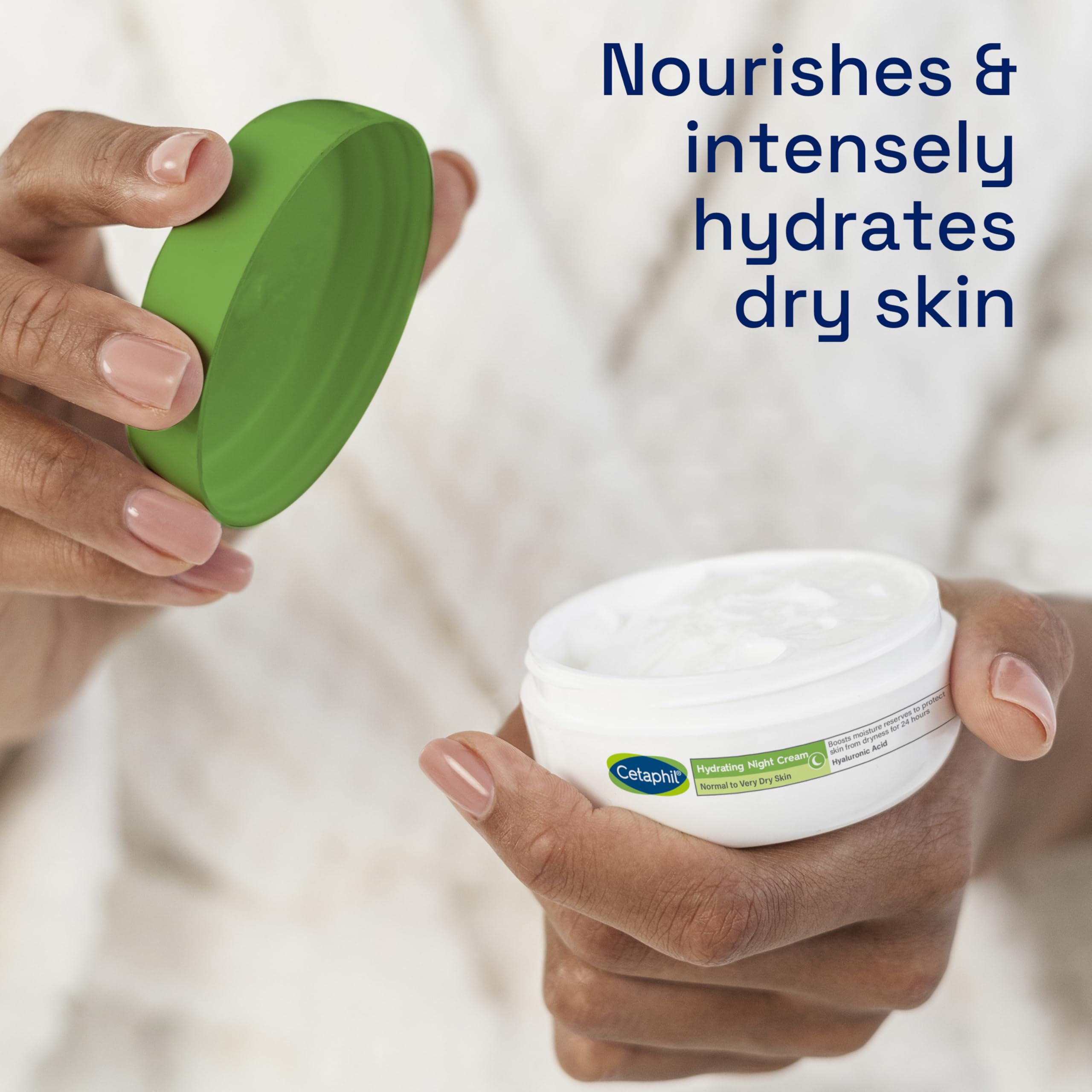 Cetaphil Hyaluronic Acid Night Cream, 50ml Moisturiser for Sensitive Skin 7